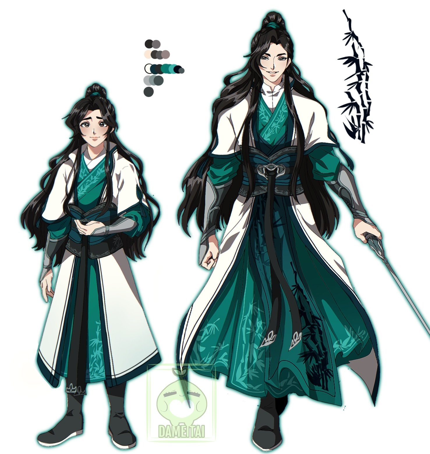 Dameitai's own interpretation of young Luo Binghe's appearance from the Chinese Danmei Webnovel called Scum Villain's Self Saving System. 