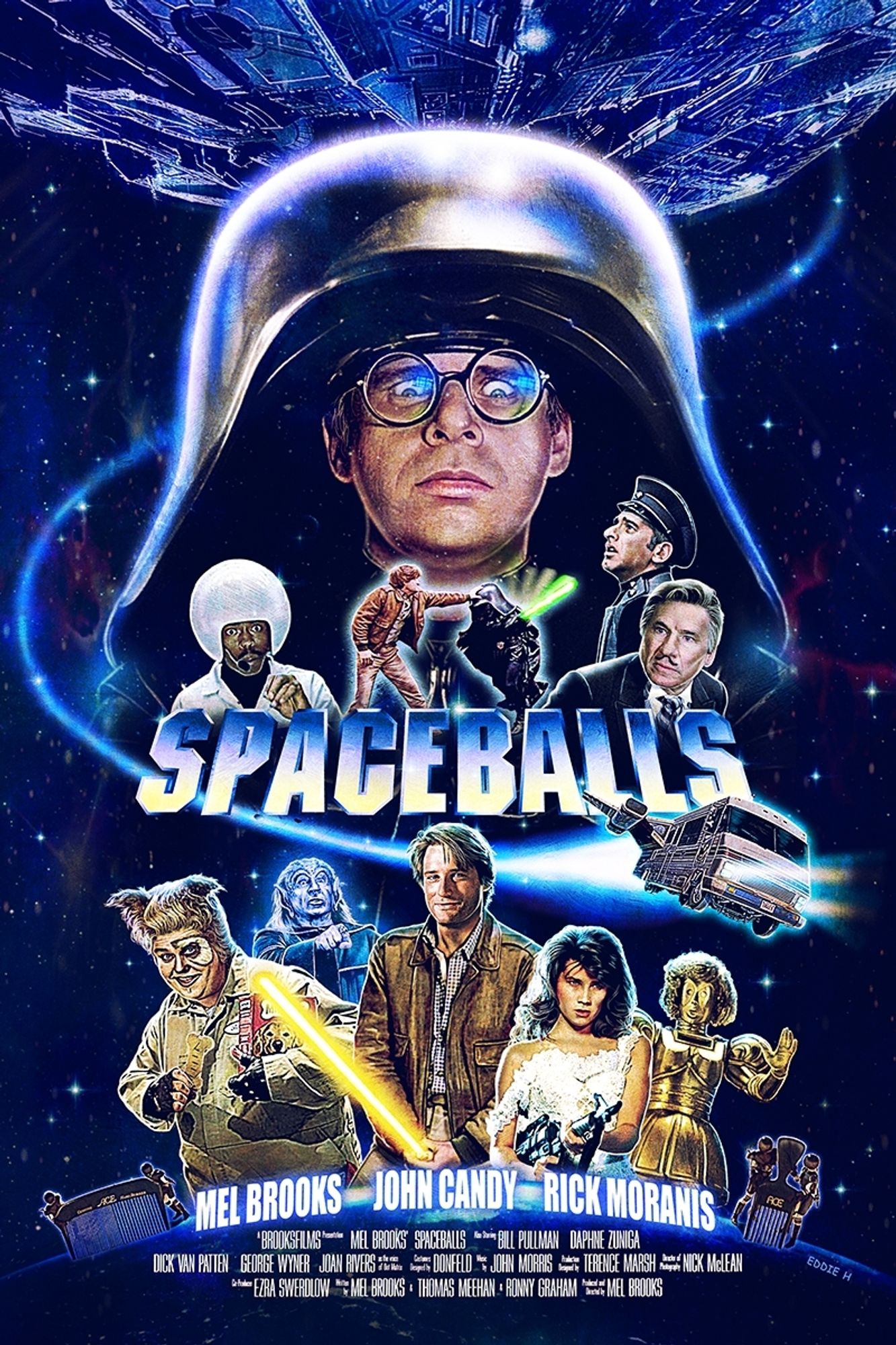 Spaceballs movie poster.