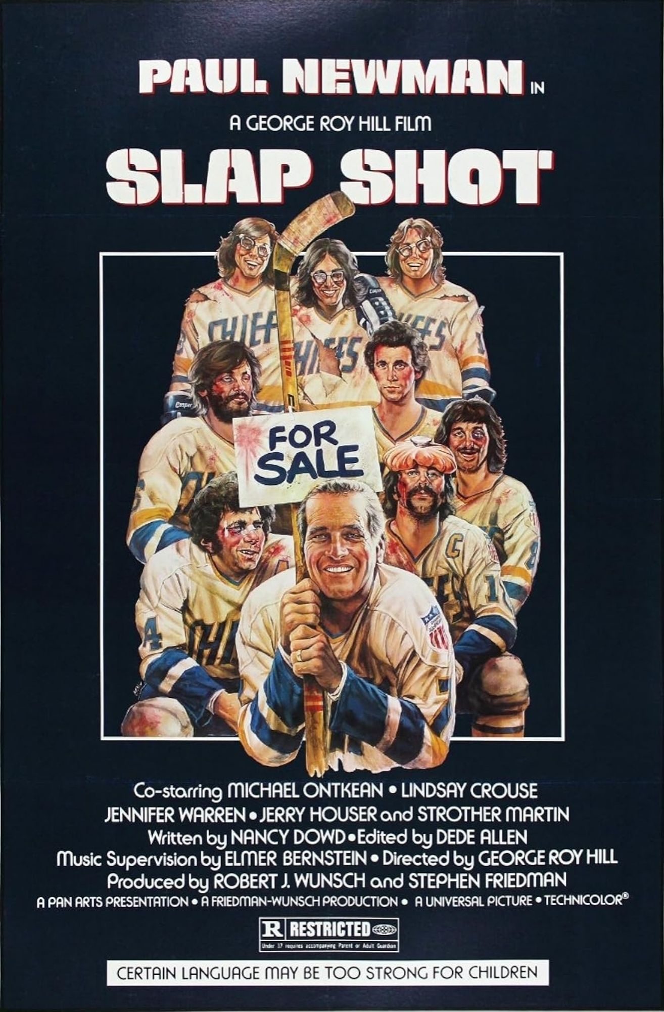 Slap Shot 1977 movie poster.