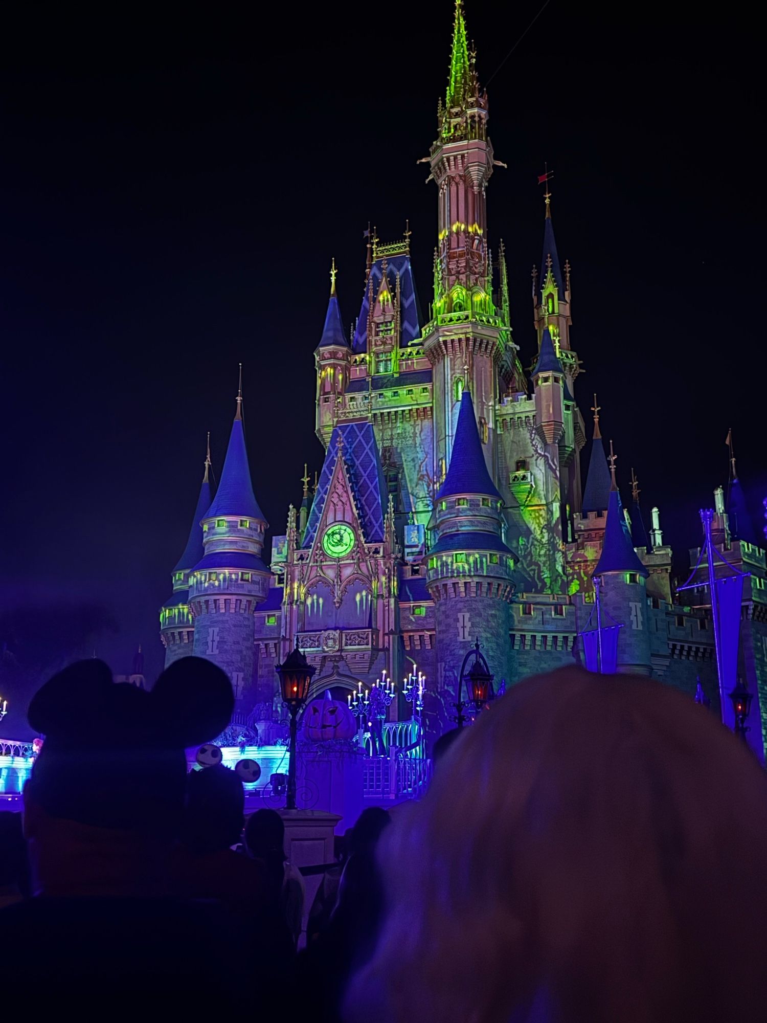 Spooky projections on Cinderella’s Castle