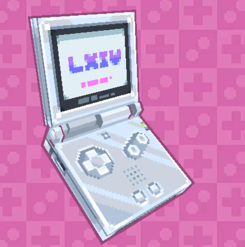 3D model of a Gameboy Advance SP