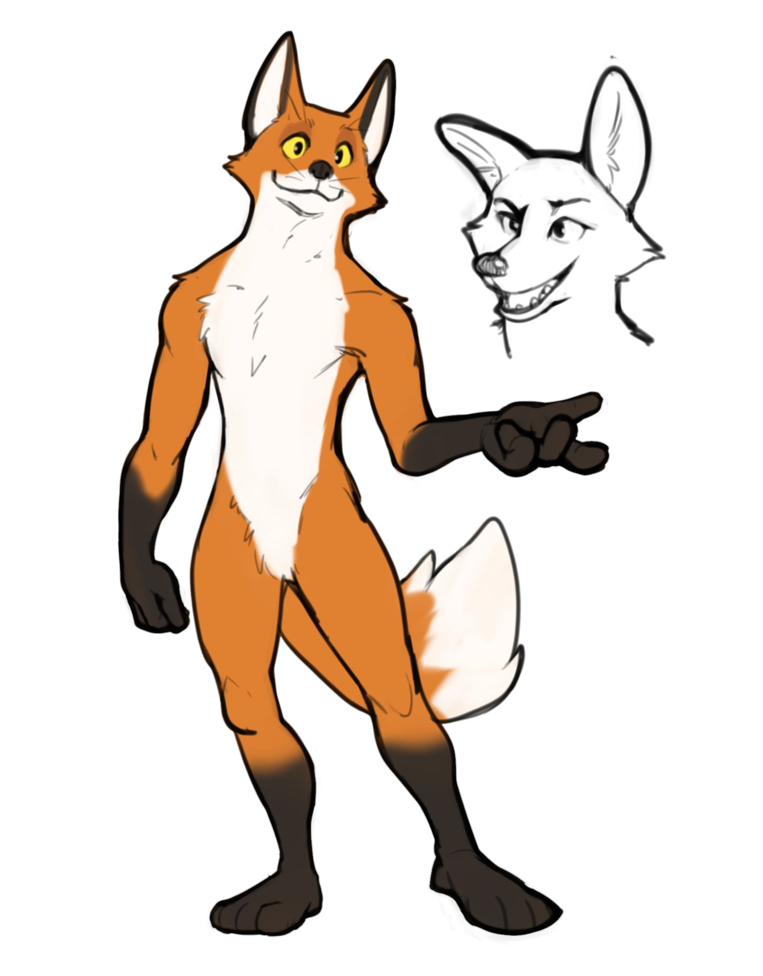 fink the fox anthropomorphized