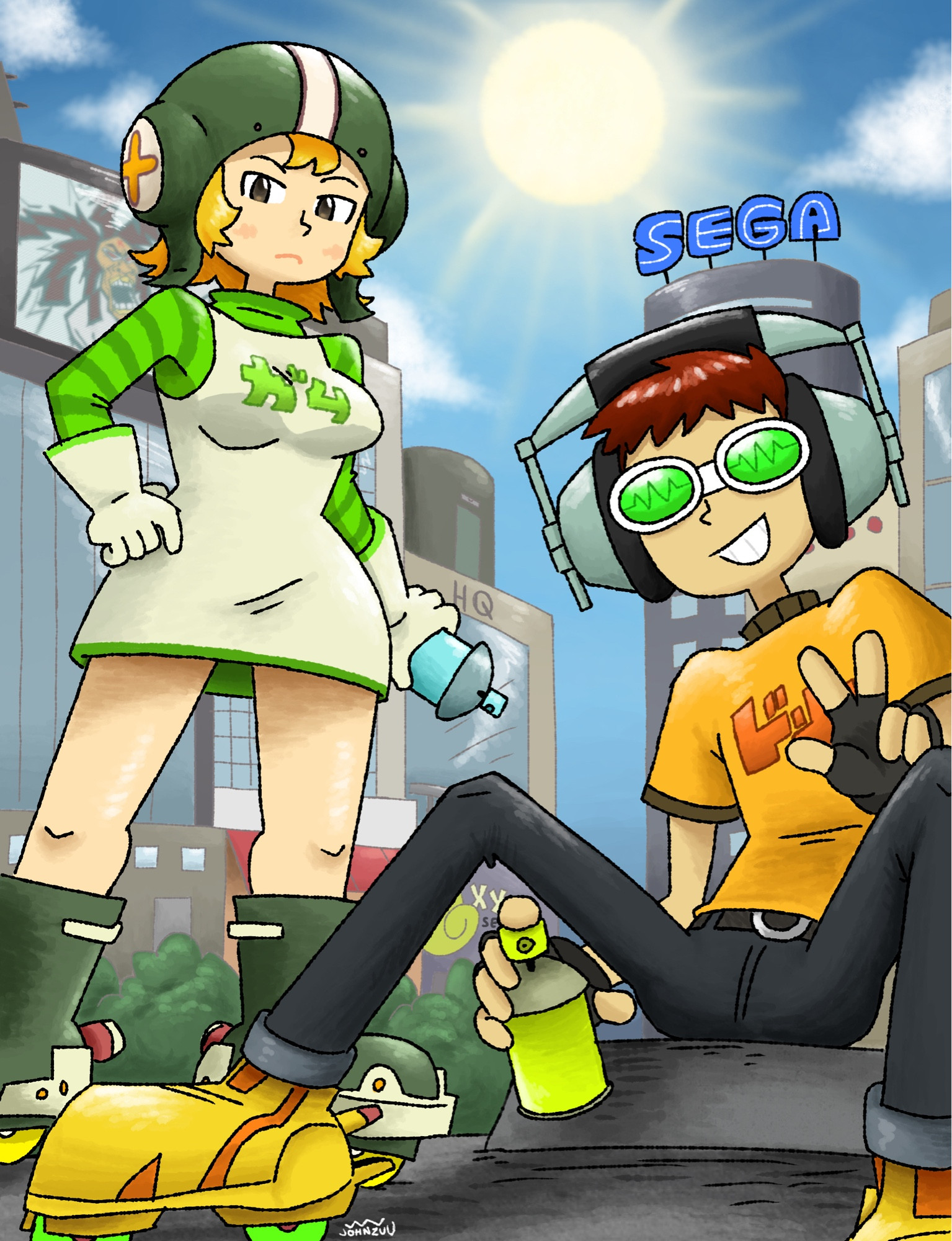 jet and gum from jet set radio