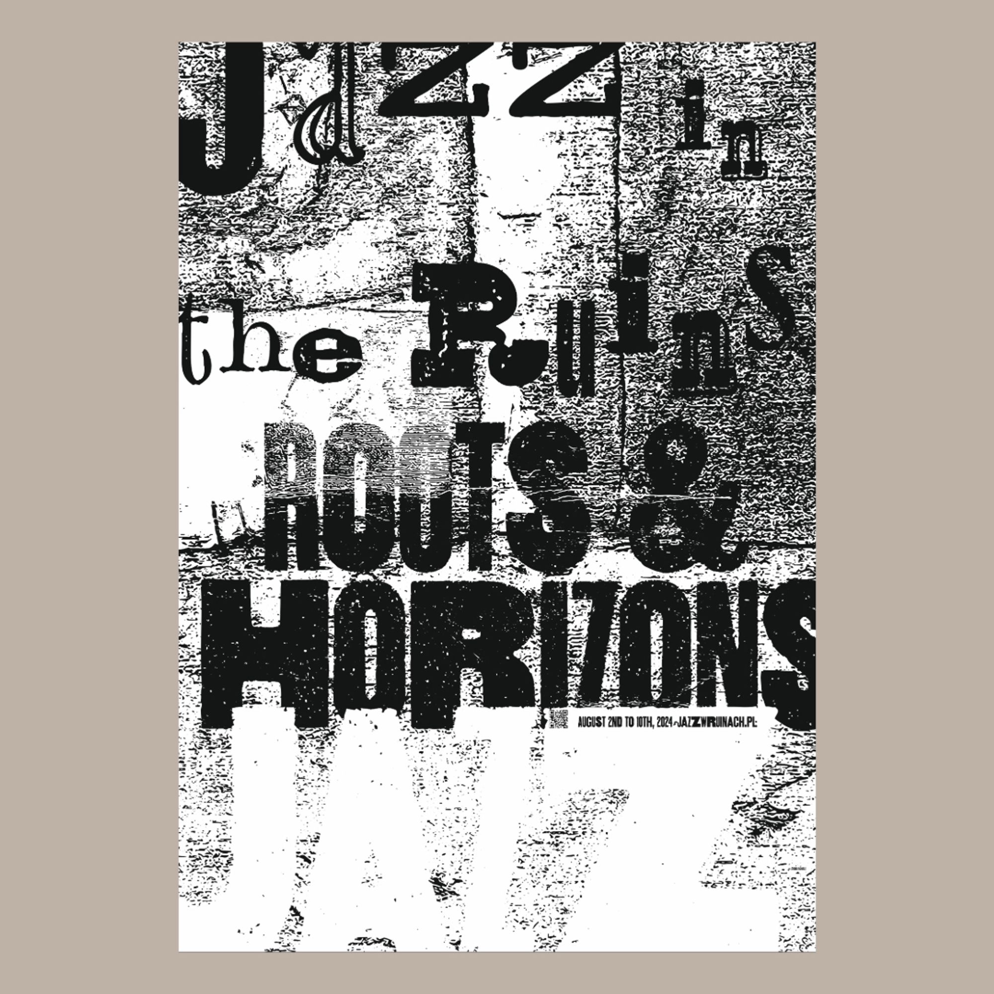 Poster for the "Roots and Horizons" Exhibition