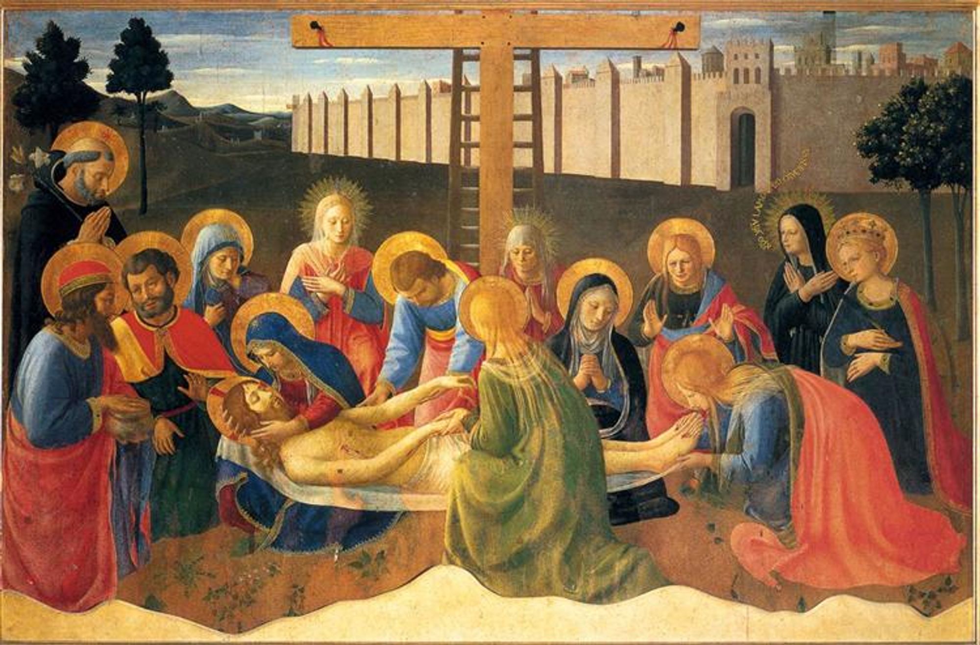 Lamentation over Christ - Fra Angelico (1441)  🇮🇹 #art