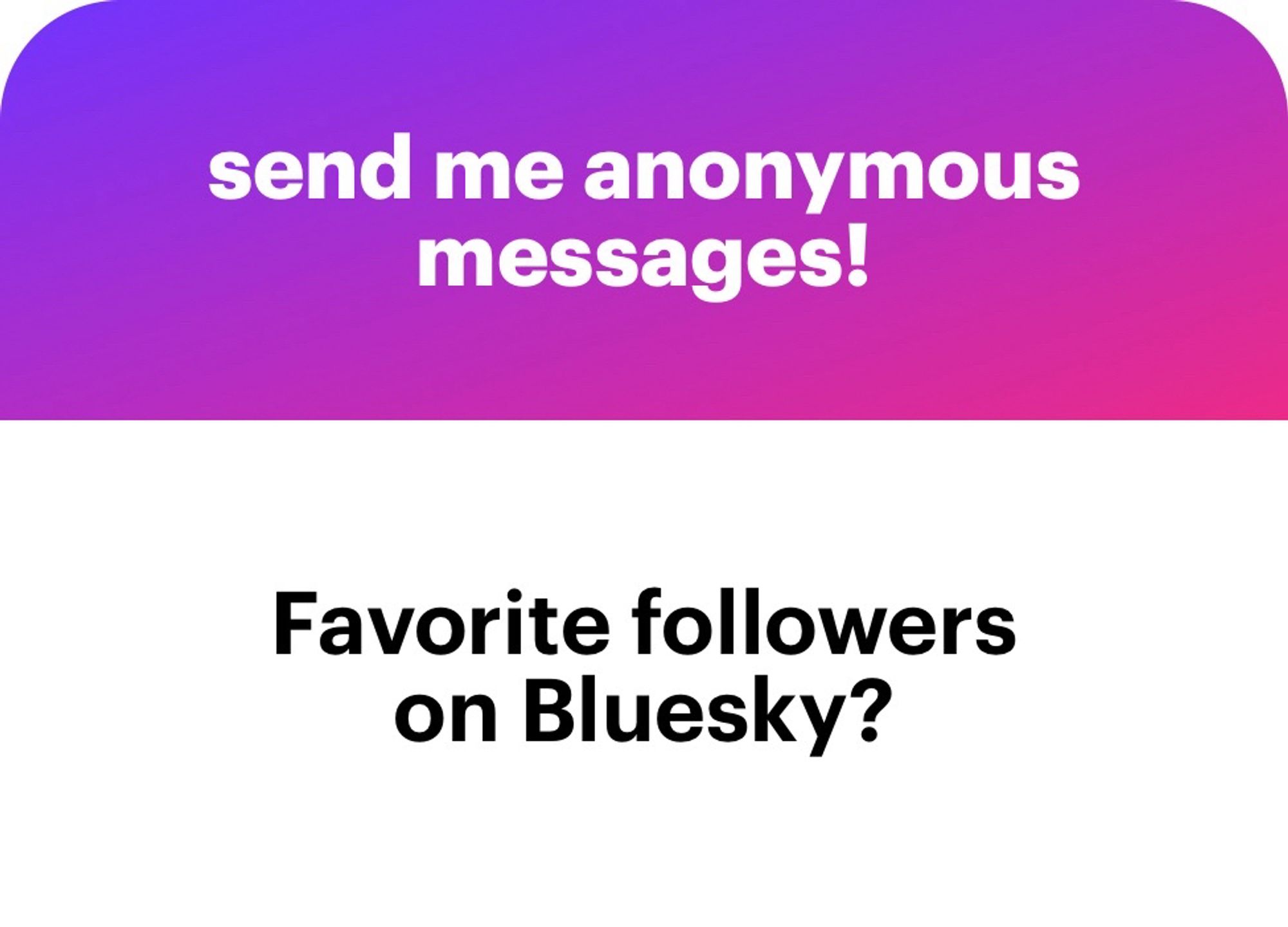 Favorite followers on Bluesky?