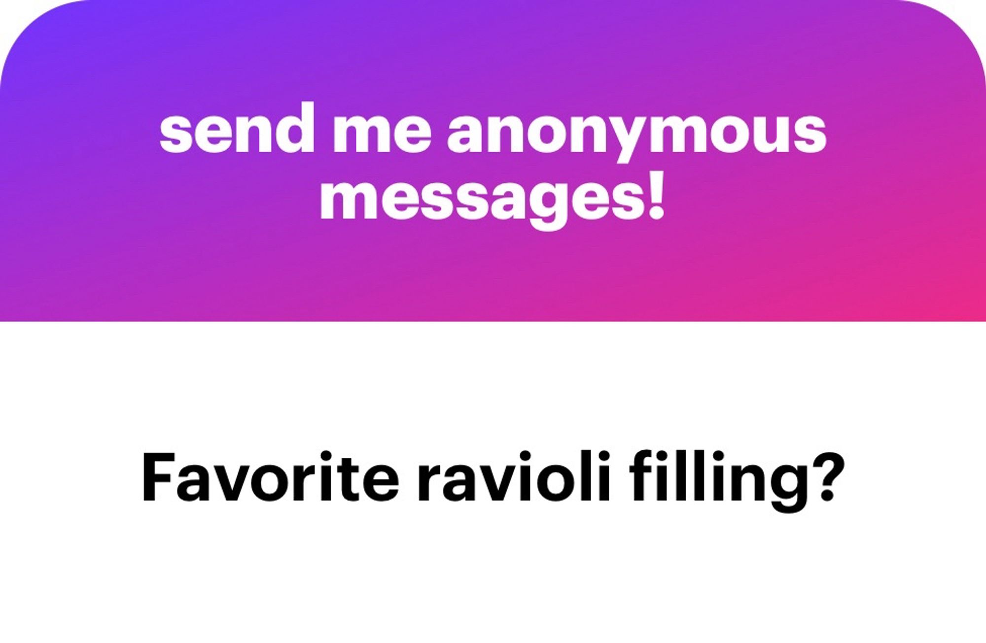 Favorite ravioli filling?