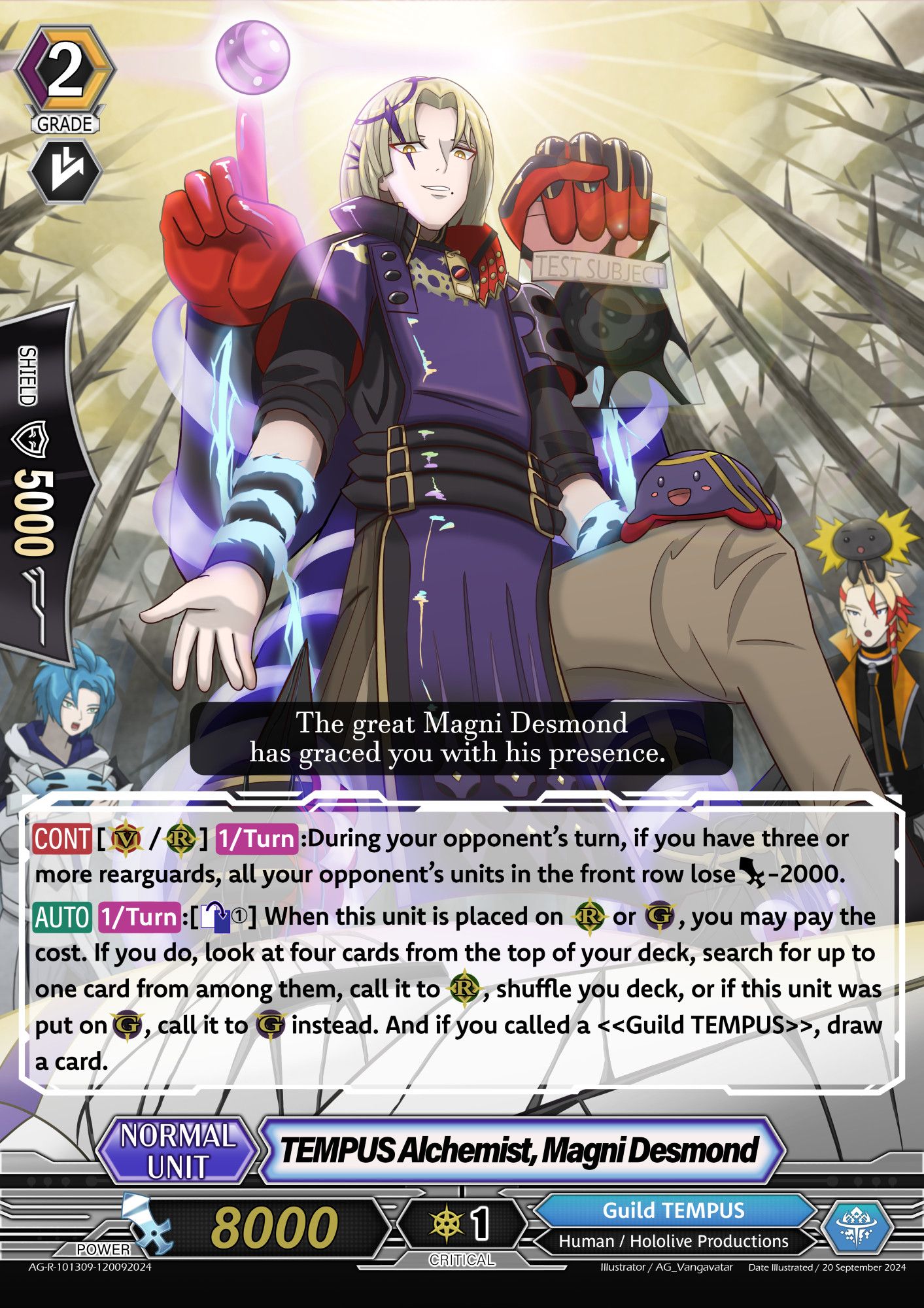 Magni Desmond fanart, Cardfight Vanguard card. Rendering style inspired by ASK.

#MagniOpus #anime #cardfightvanguard