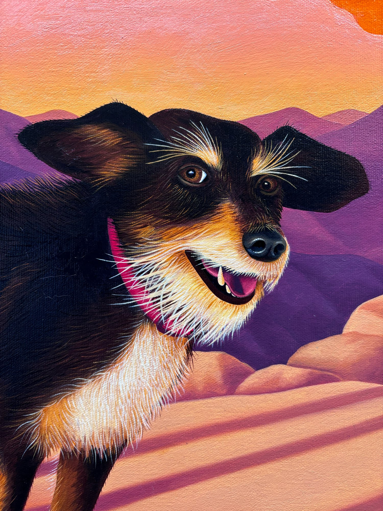 Oil painting of my dear departed pup