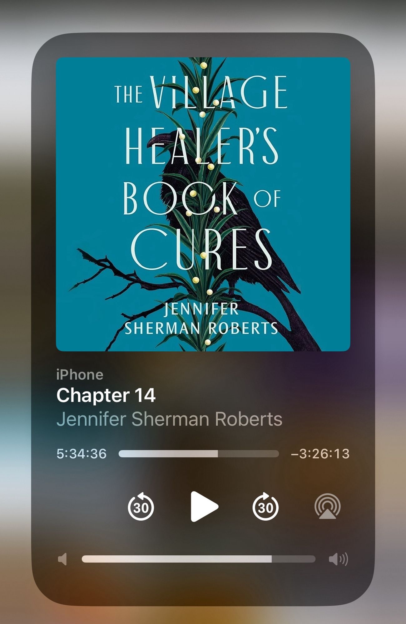 The Village Healer’s Book of Cures by Jennifer Sherman Roberts on audiobook