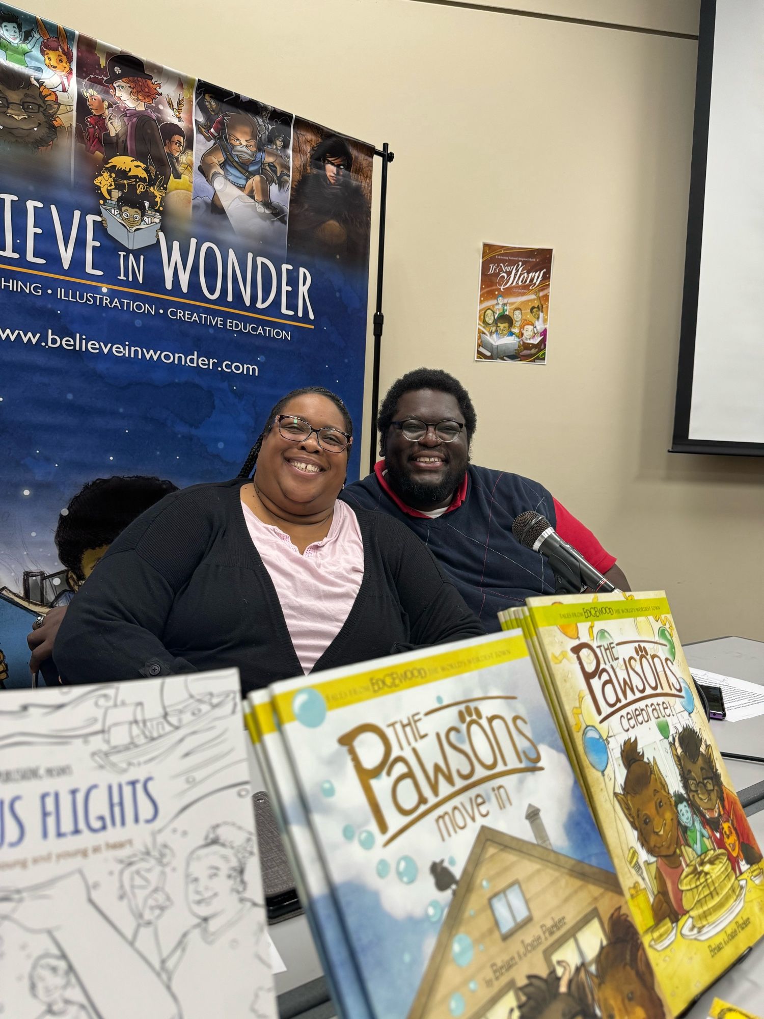 Brian and Josie Parker and their books!