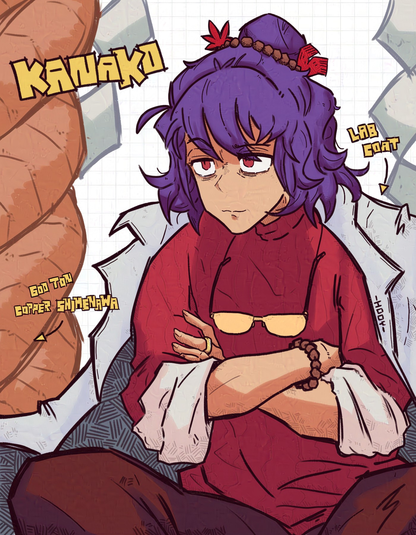 Yasaka Kanako from Touhou Fuujinroku: Mountain of Faith 