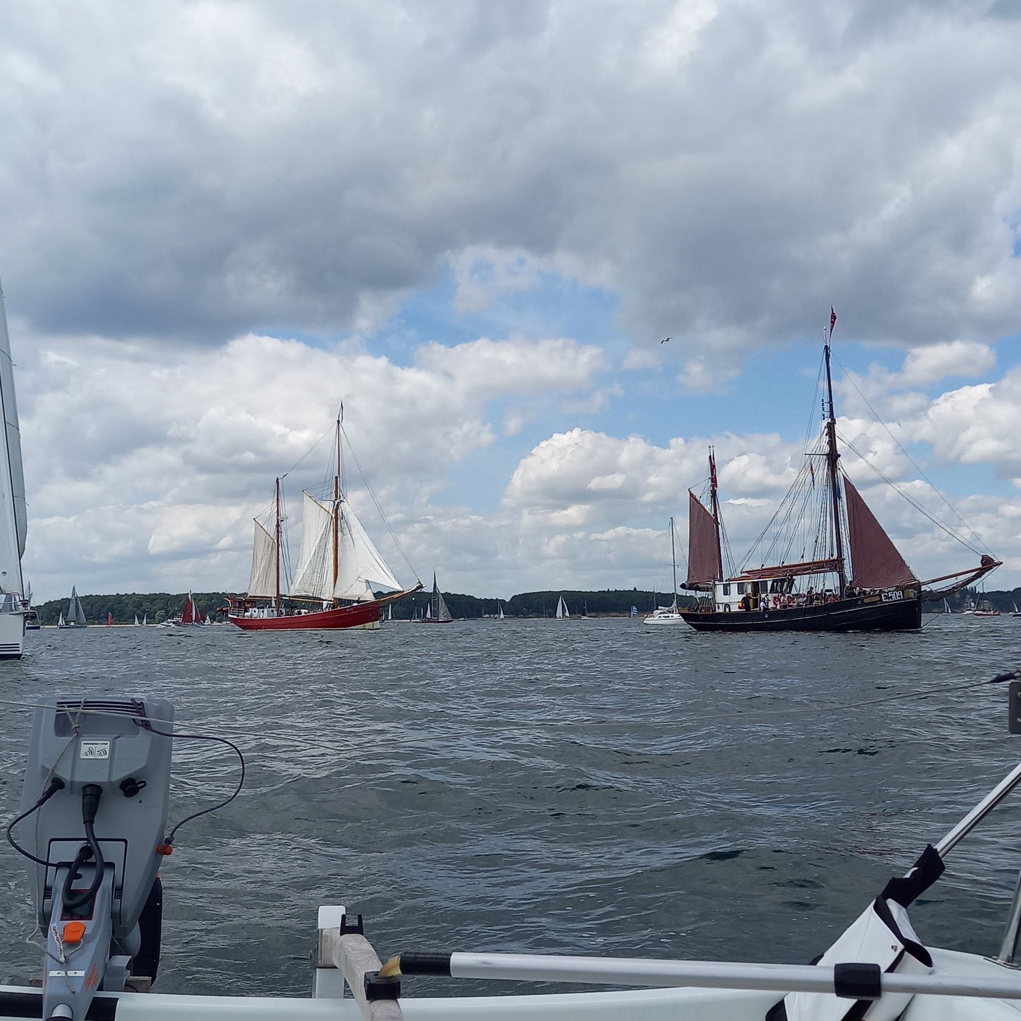 Traditionssegler auf Kieler Förde