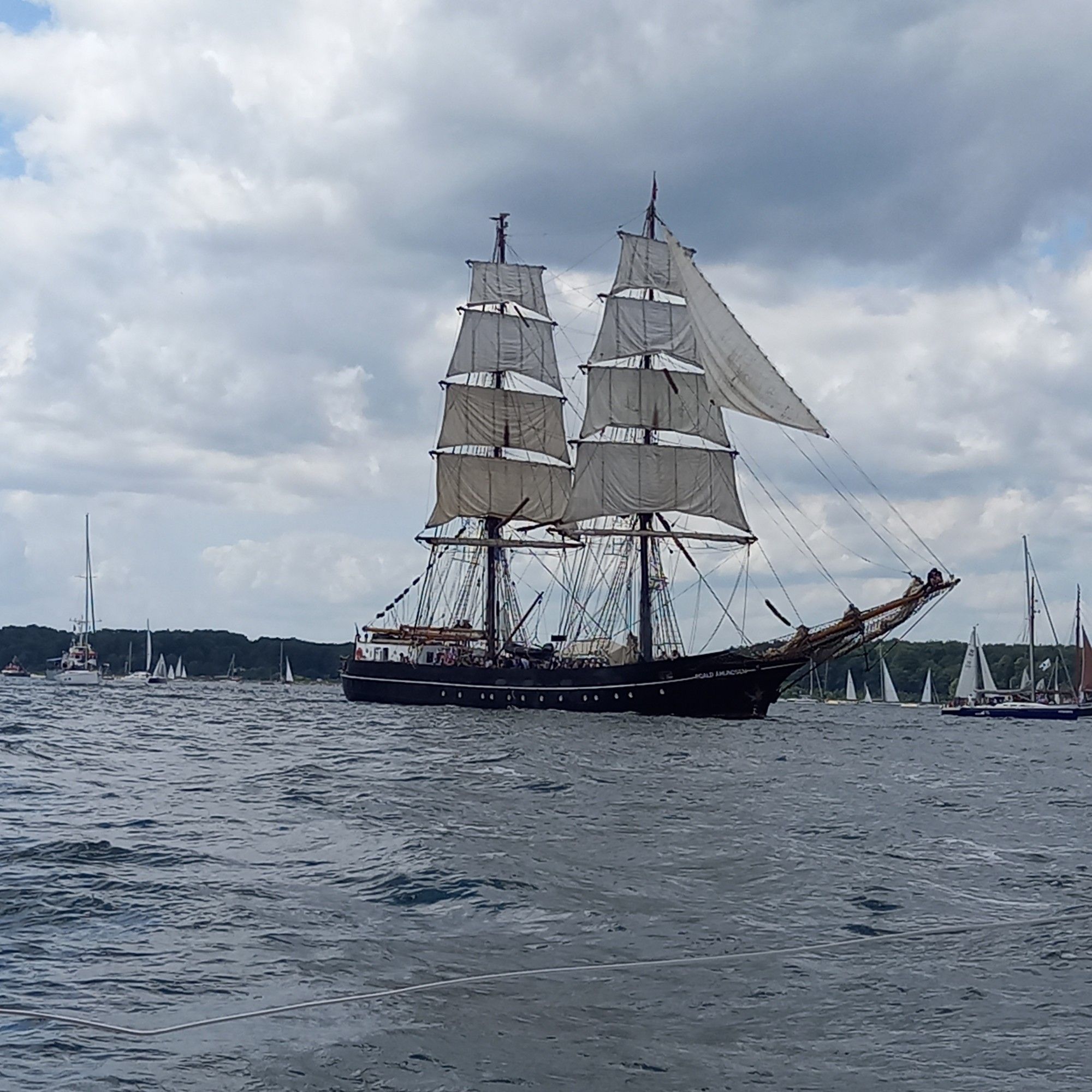 Traditionssegler auf Kieler Förde