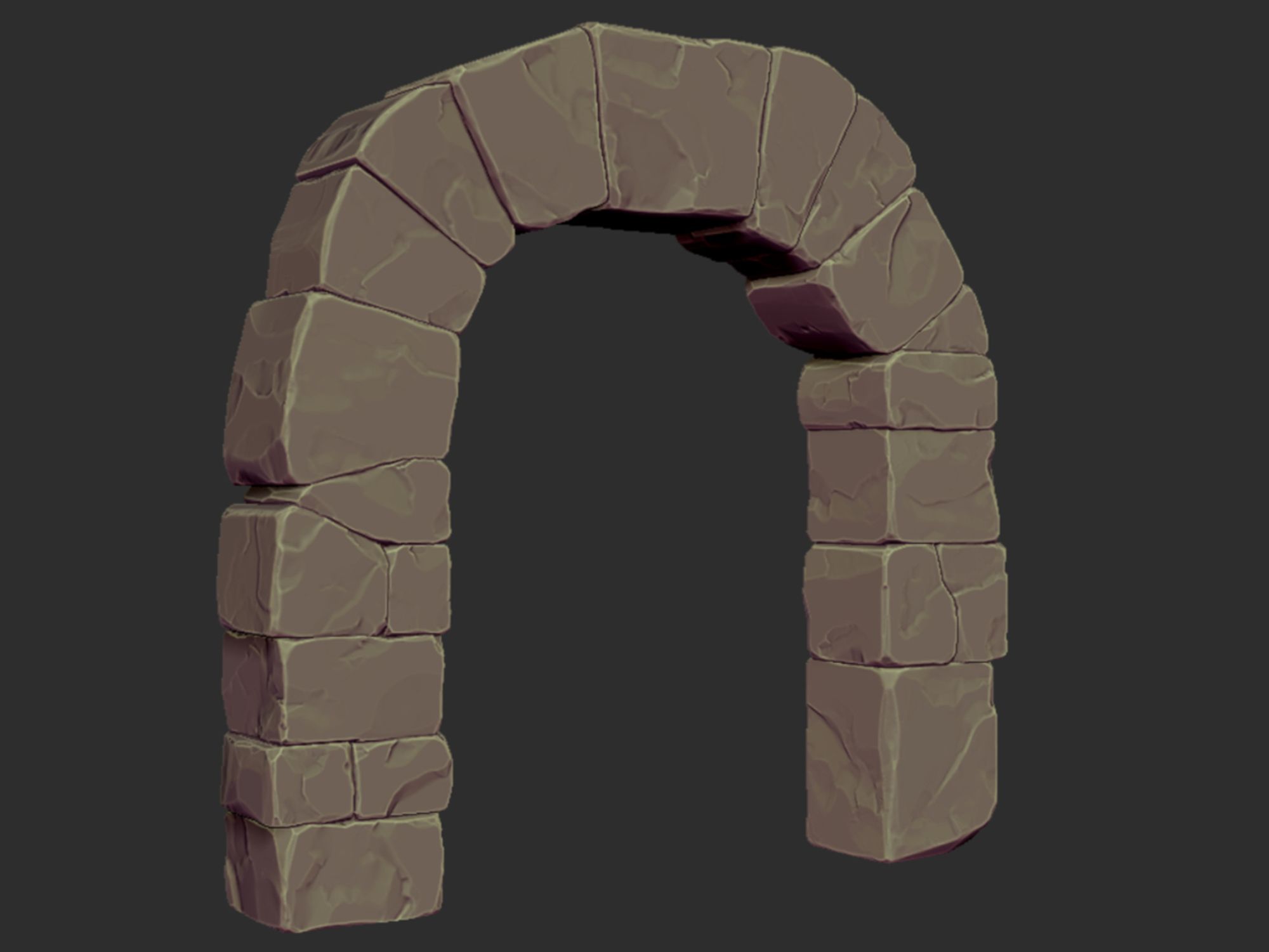 Arch sculpt in Zbrush.