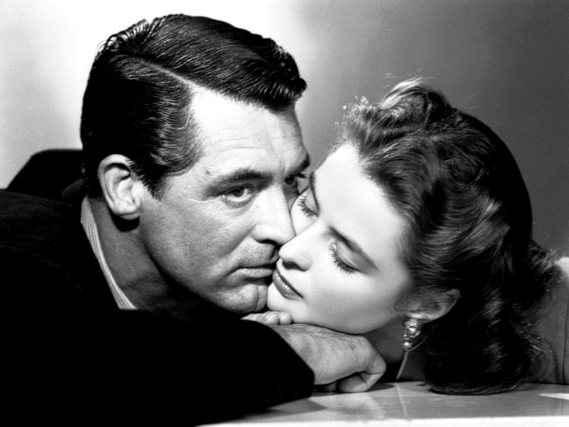 Cary Grant and Ingrid Bergman in Notorious.