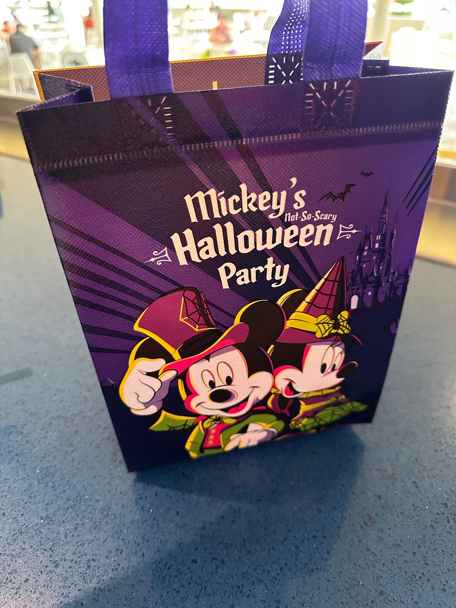 Mickeys not so scary Halloween party trick or treat bag