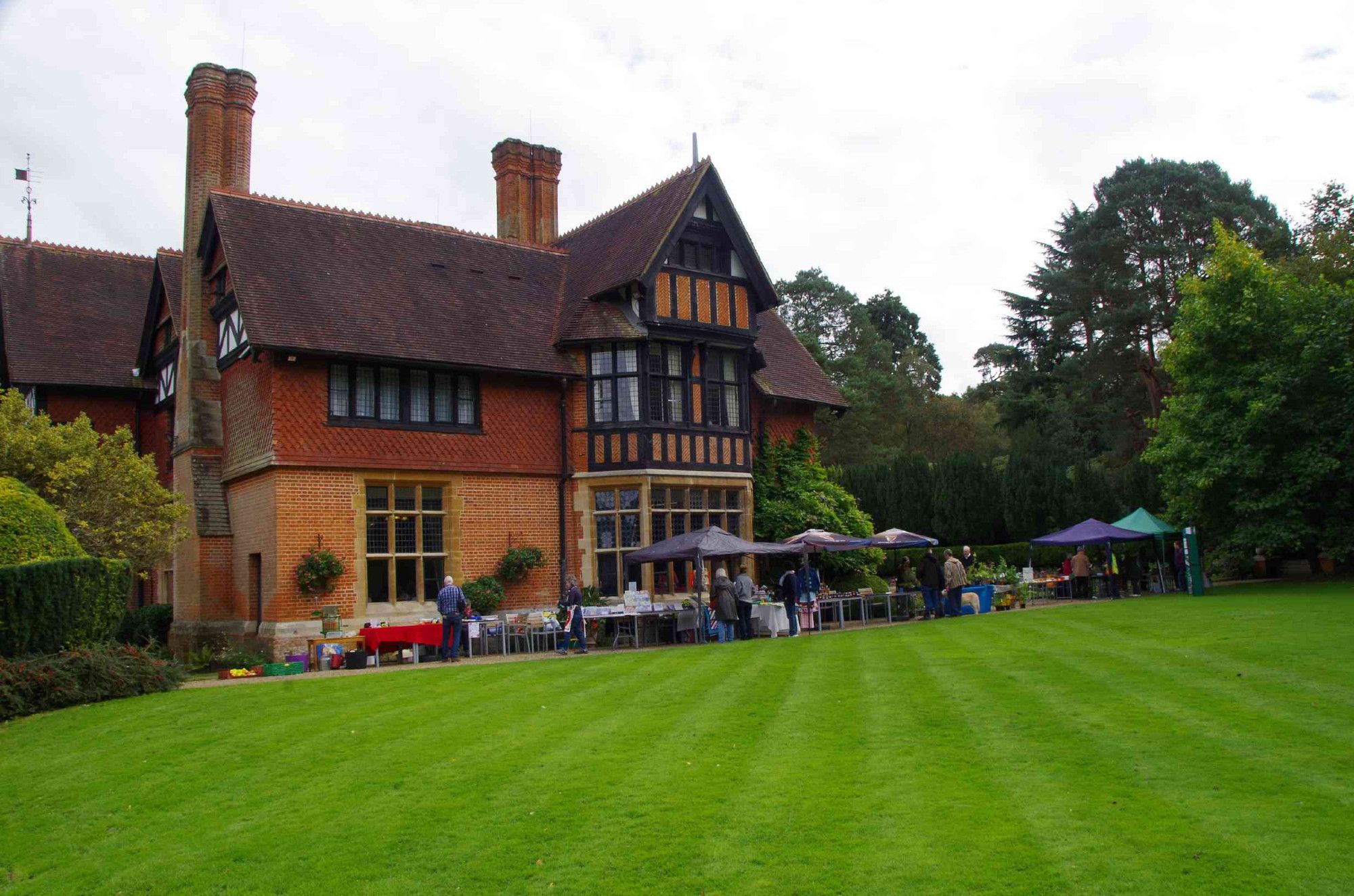 Grims Dyke hotel with stands for todays Apple Afternoon