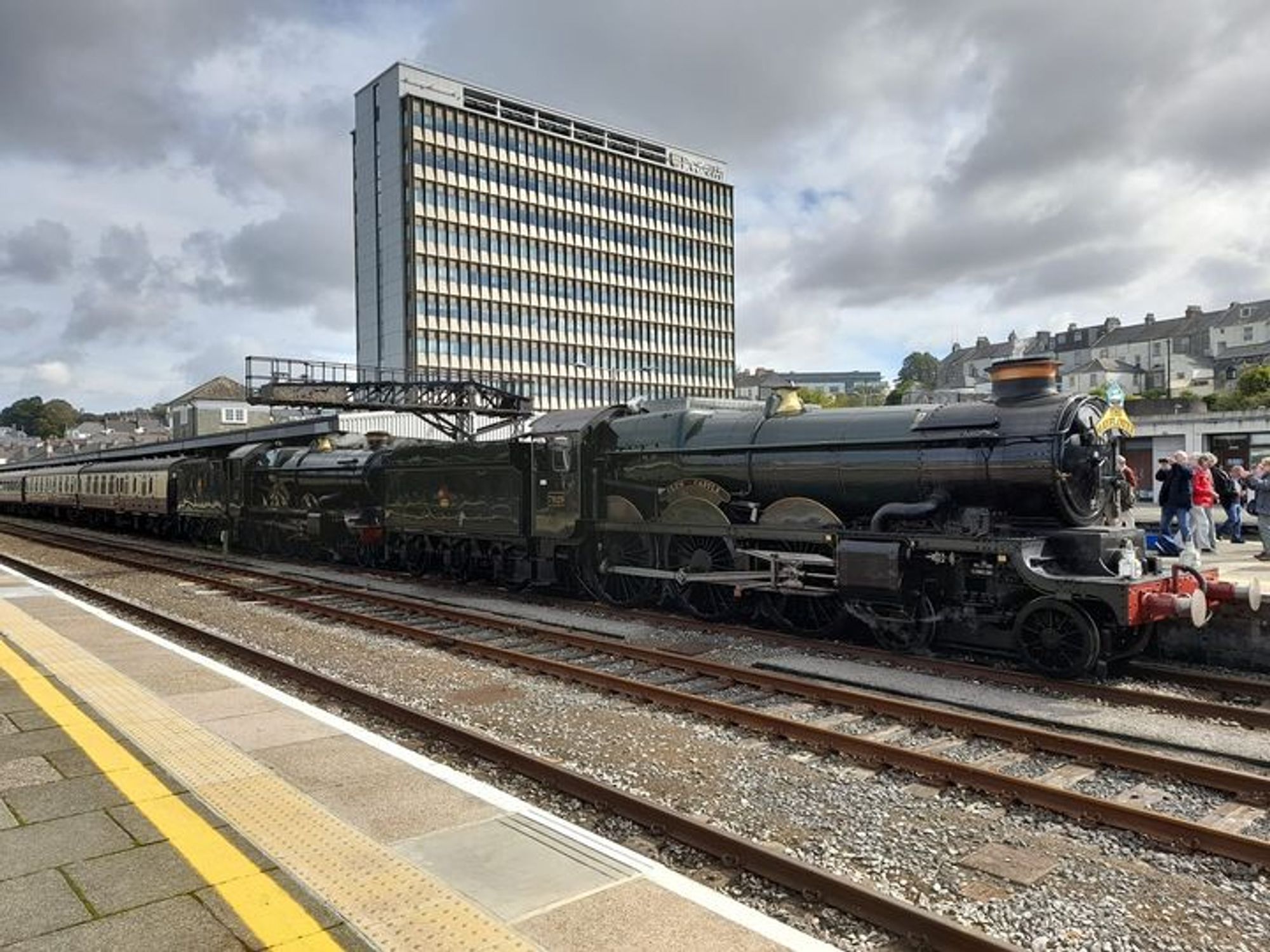 In #PlymouthUK today... Steam working to Penzance...