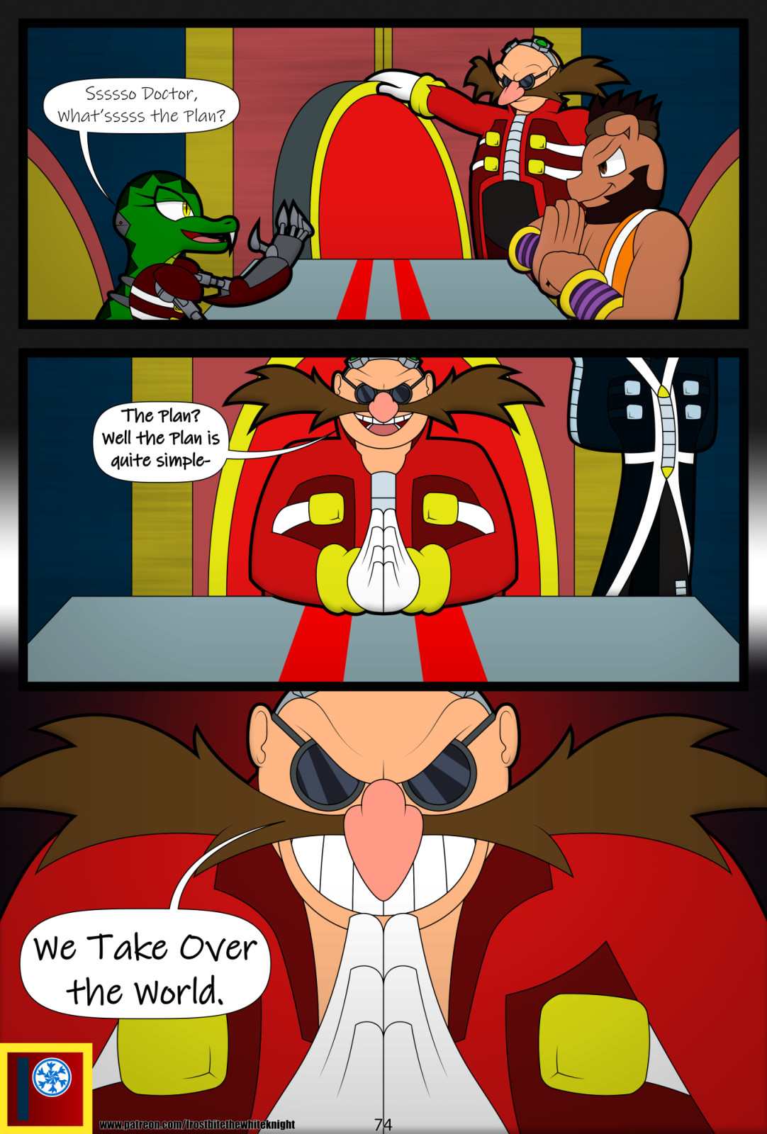 The Adventures of Sonic the Hedgehog pg 74