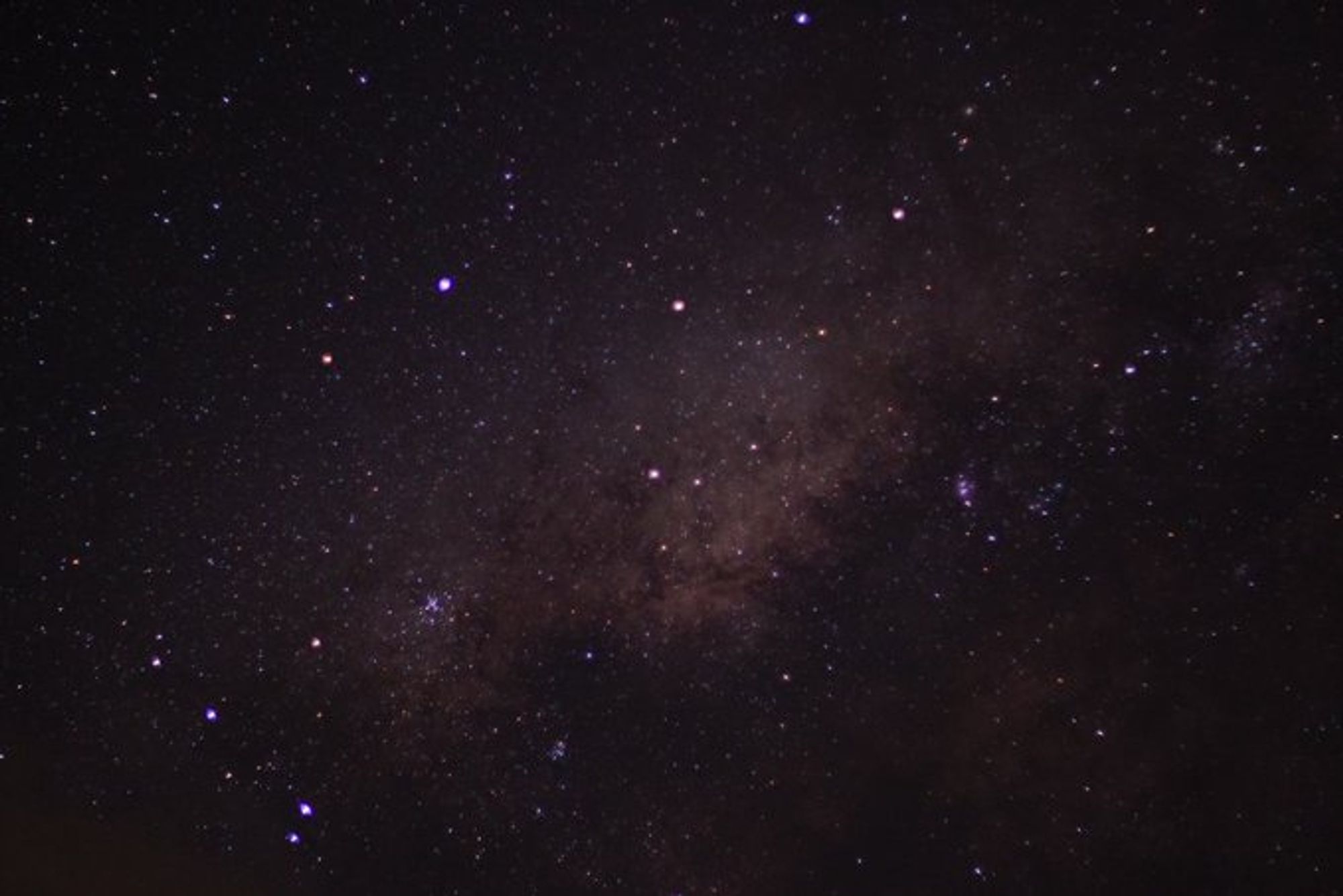 Milky Way Oct 2nd 2024 

Sony a6000 w Takumar F/1.4 50mm lens.

Aperture F/1.4, Speed 8 seconds, ISO 2000, Tripod. 

Nisi Natural Night Filter, Light Pollution Filter