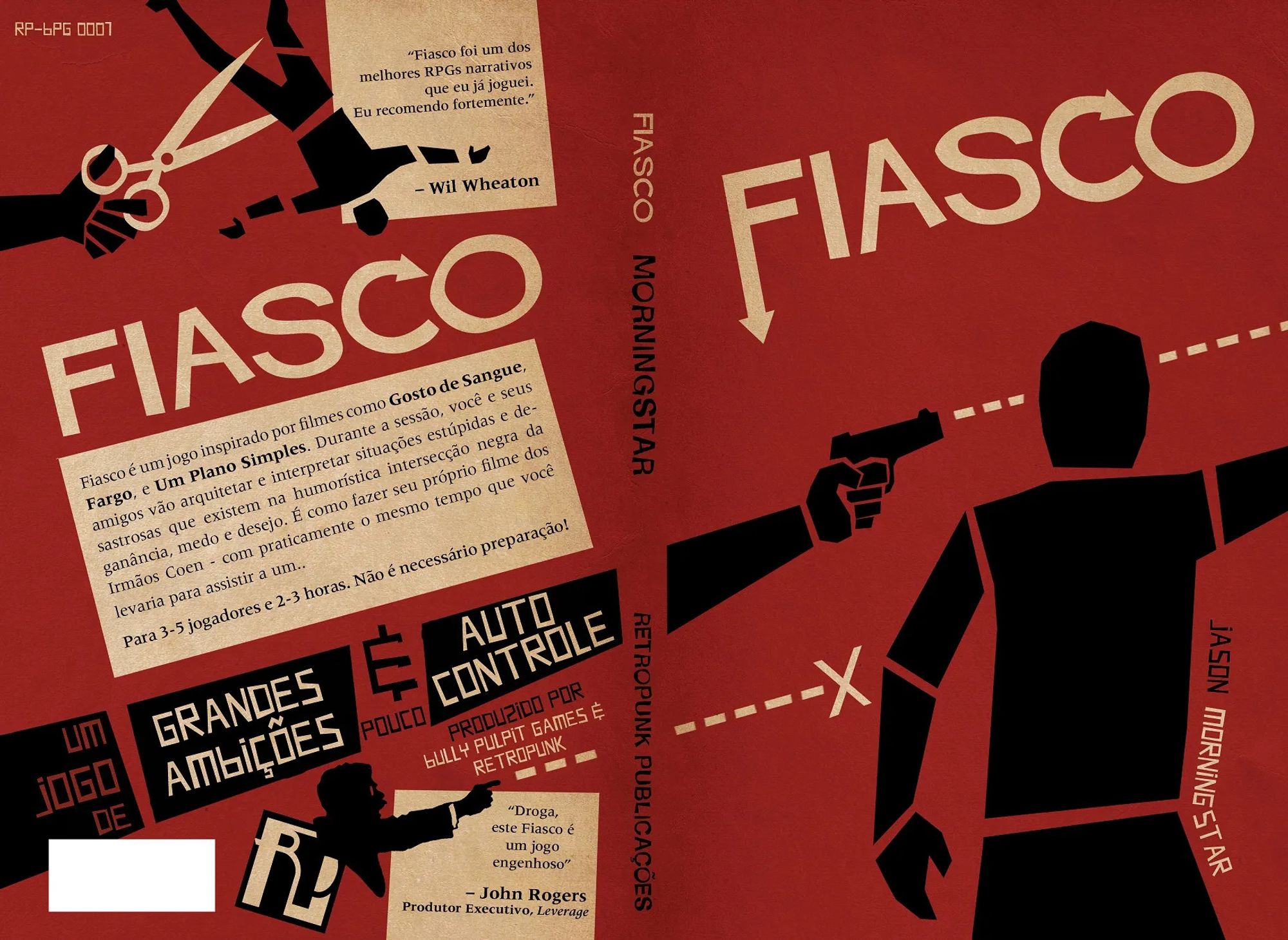 Capa da edição brasileira de "Fiasco".