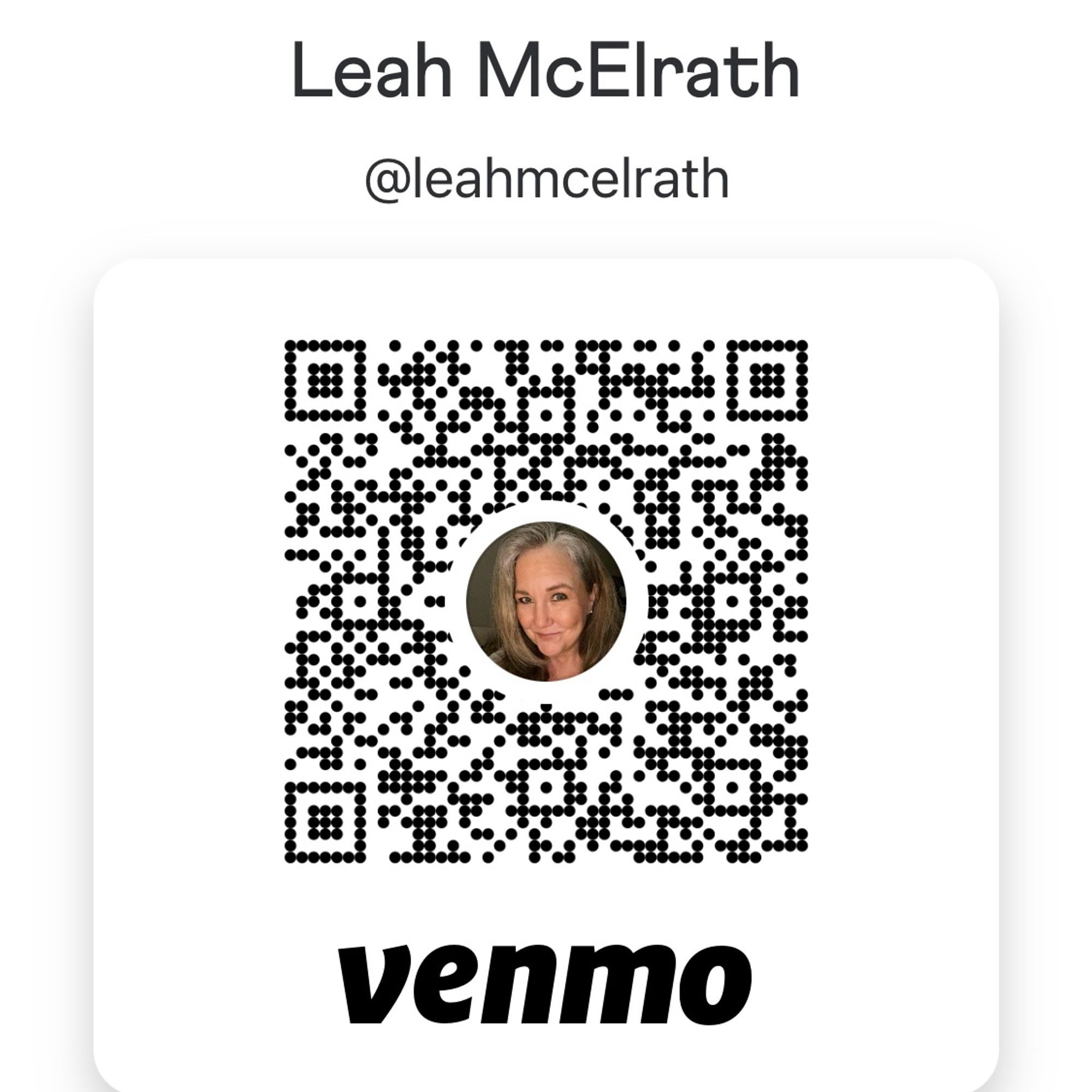 Venmo donation QR code