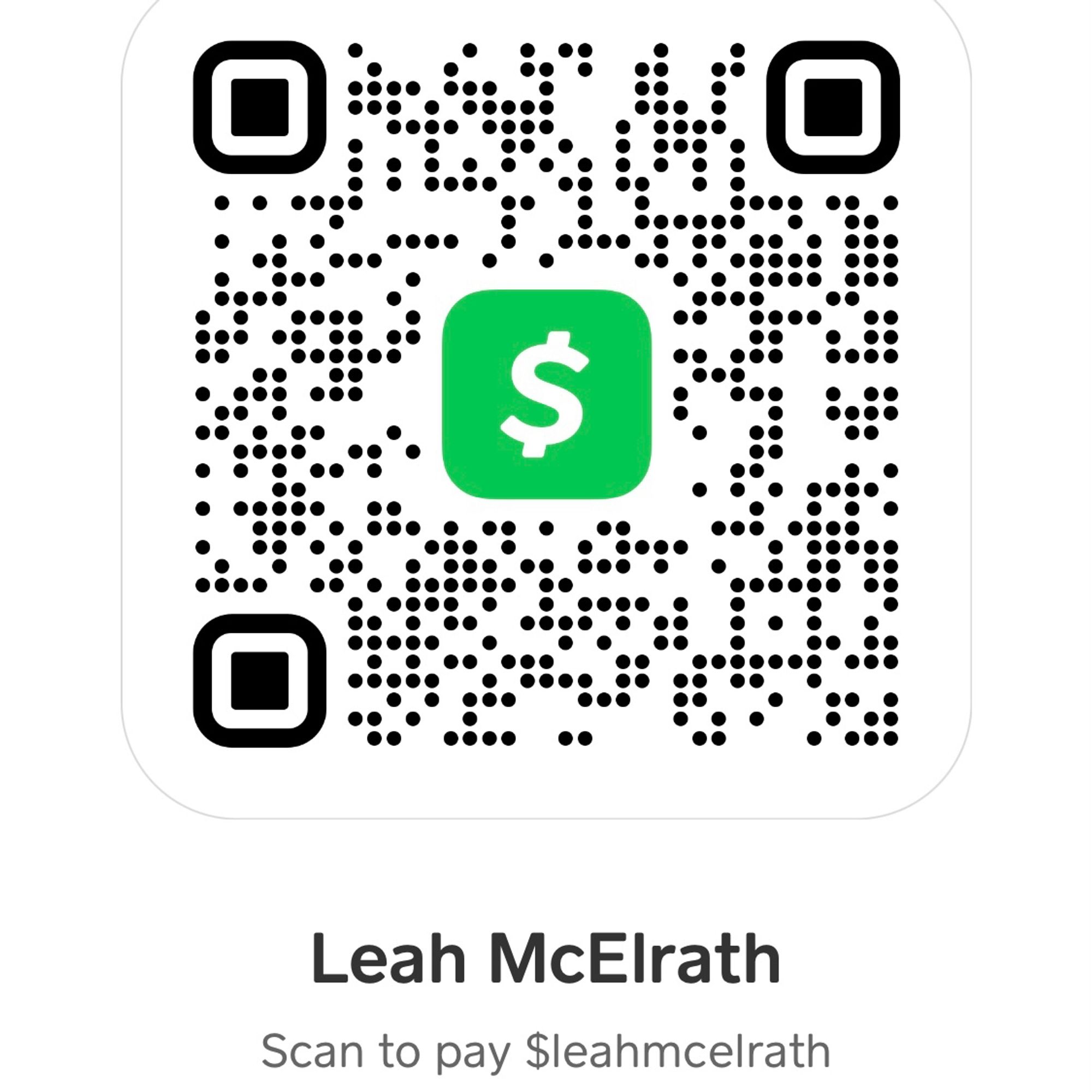 CashApp donation QR code