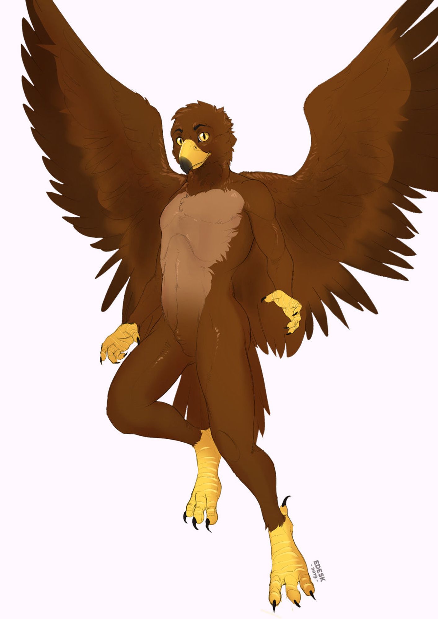 Kharivas - anthro golden eagle (he/him)