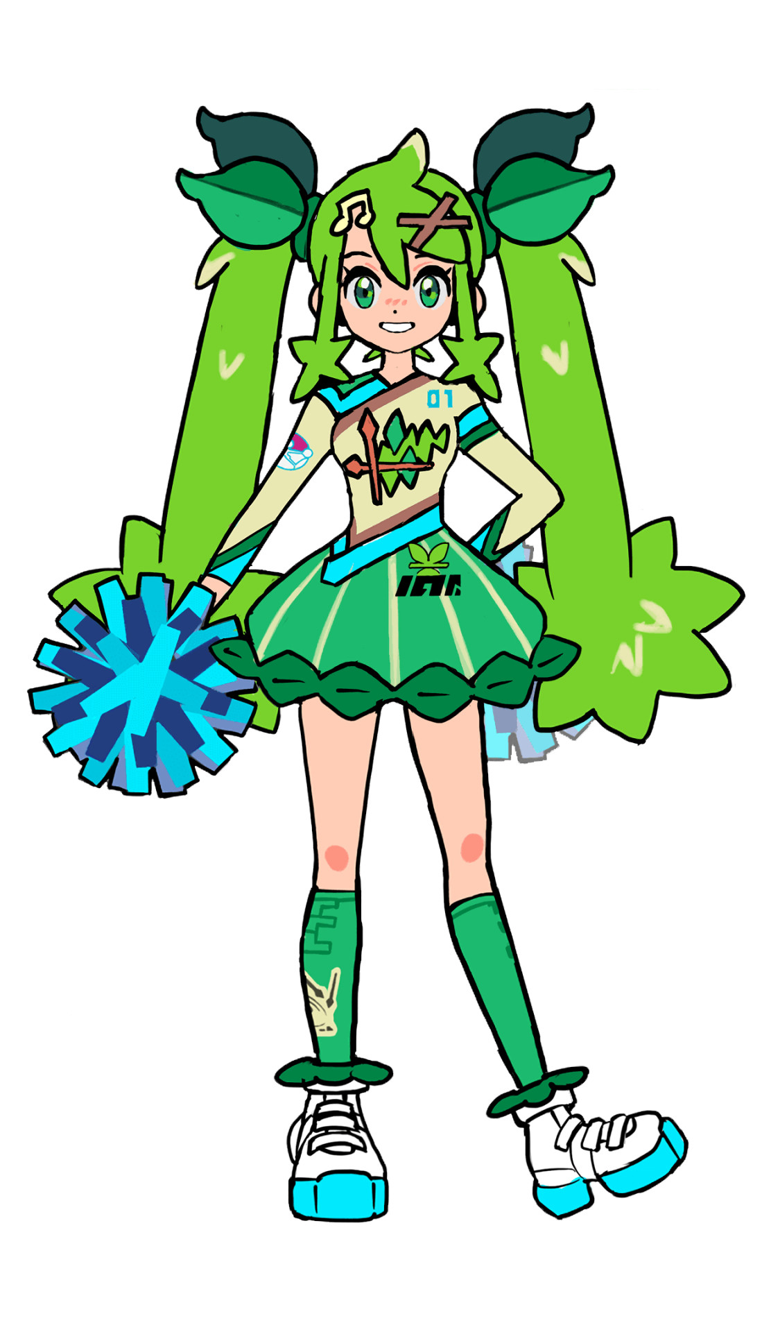 Project Voltage Grass Trainer Hatsune Miku concept art 