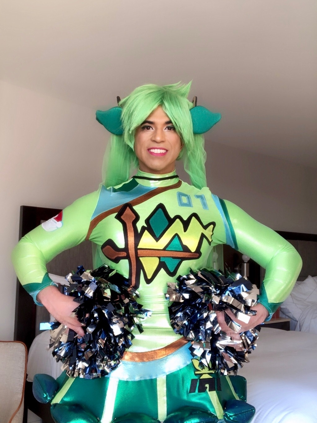 Project Voltage Grass Trainer Hatsune Miku cosplay by Melpool