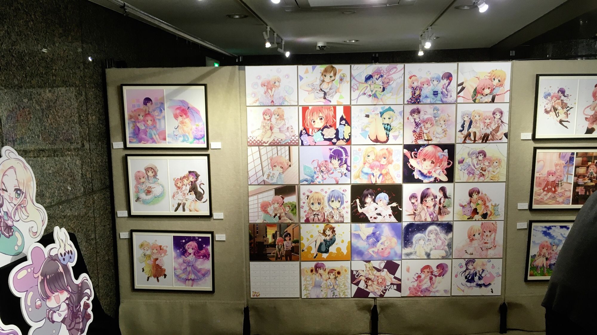 Original prints for cover illustrations of a manga Comic Girls