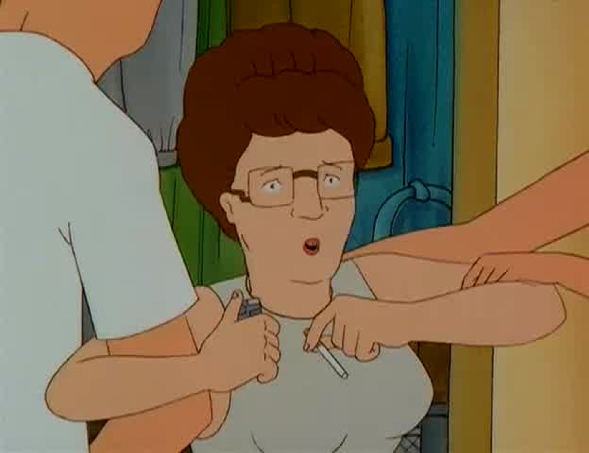 Screenshot from King of the Hill Season 1, Episode 10