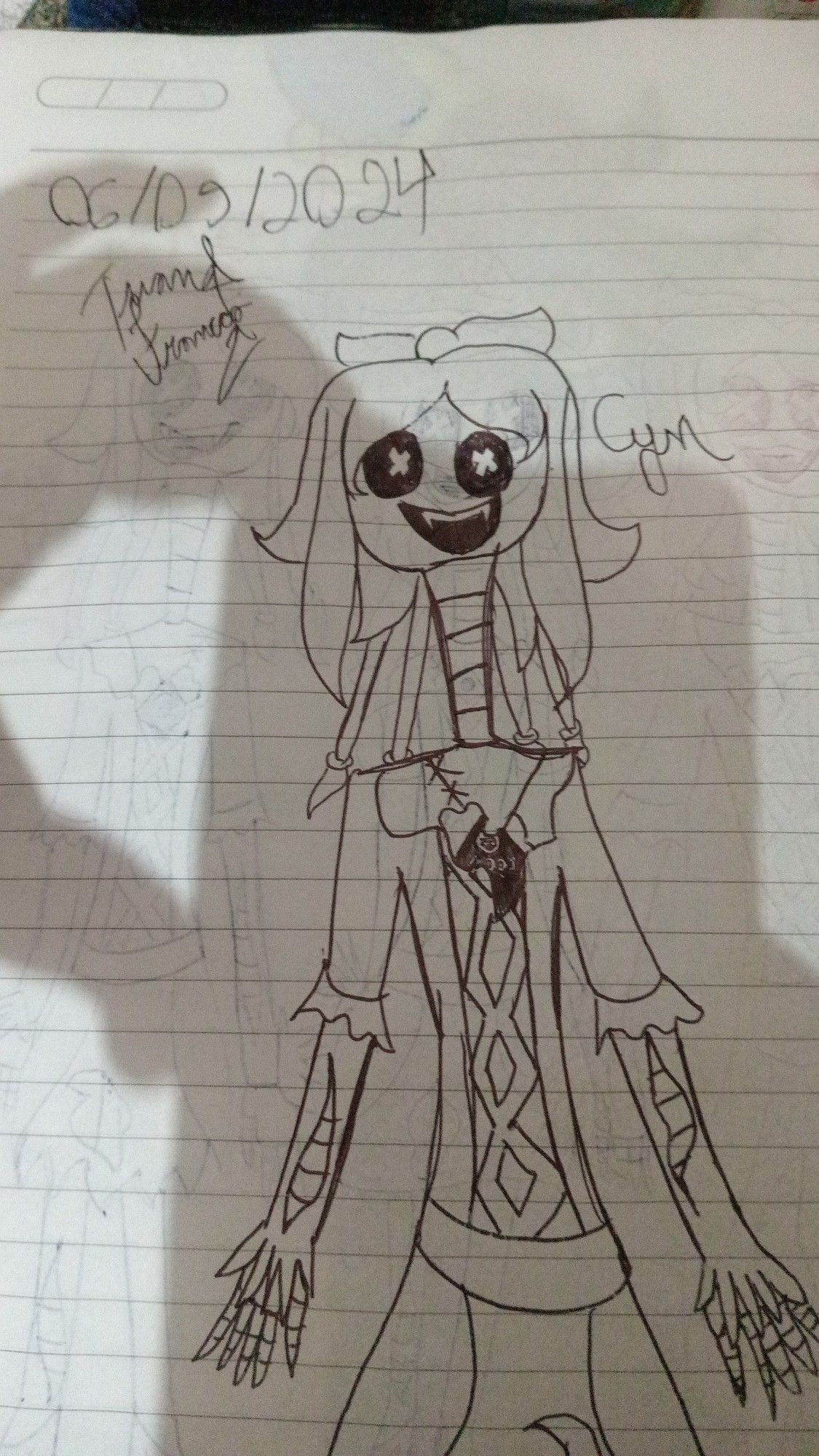 Desenho definitivo da Cyn