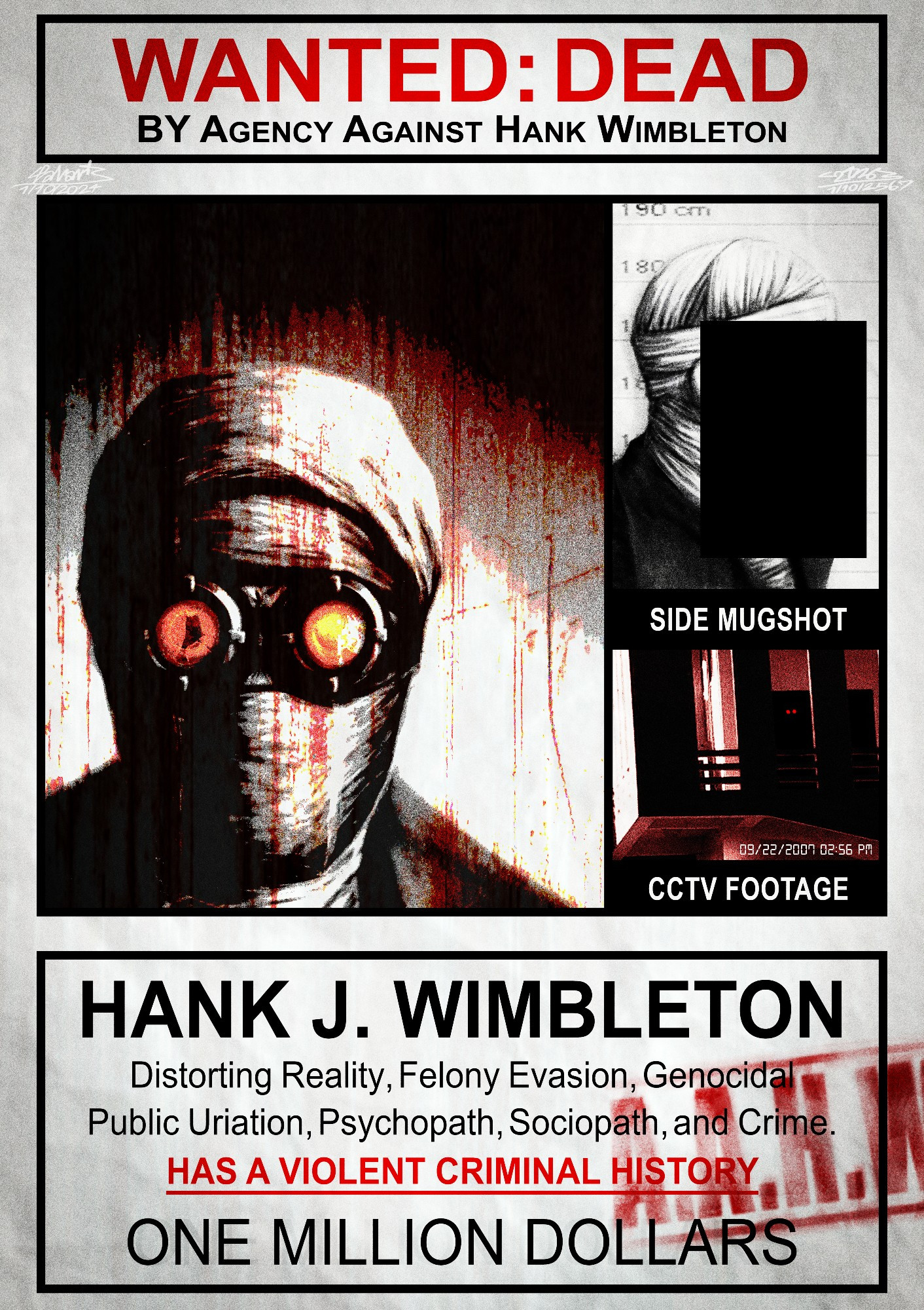 Madcomtober Hank J Wimbleton poster