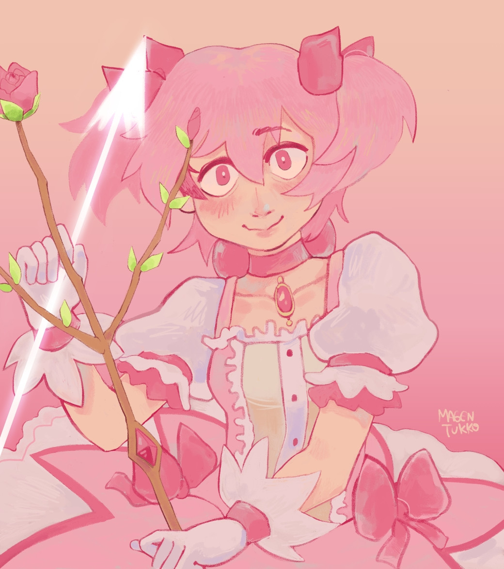 fanart of madoka kaname