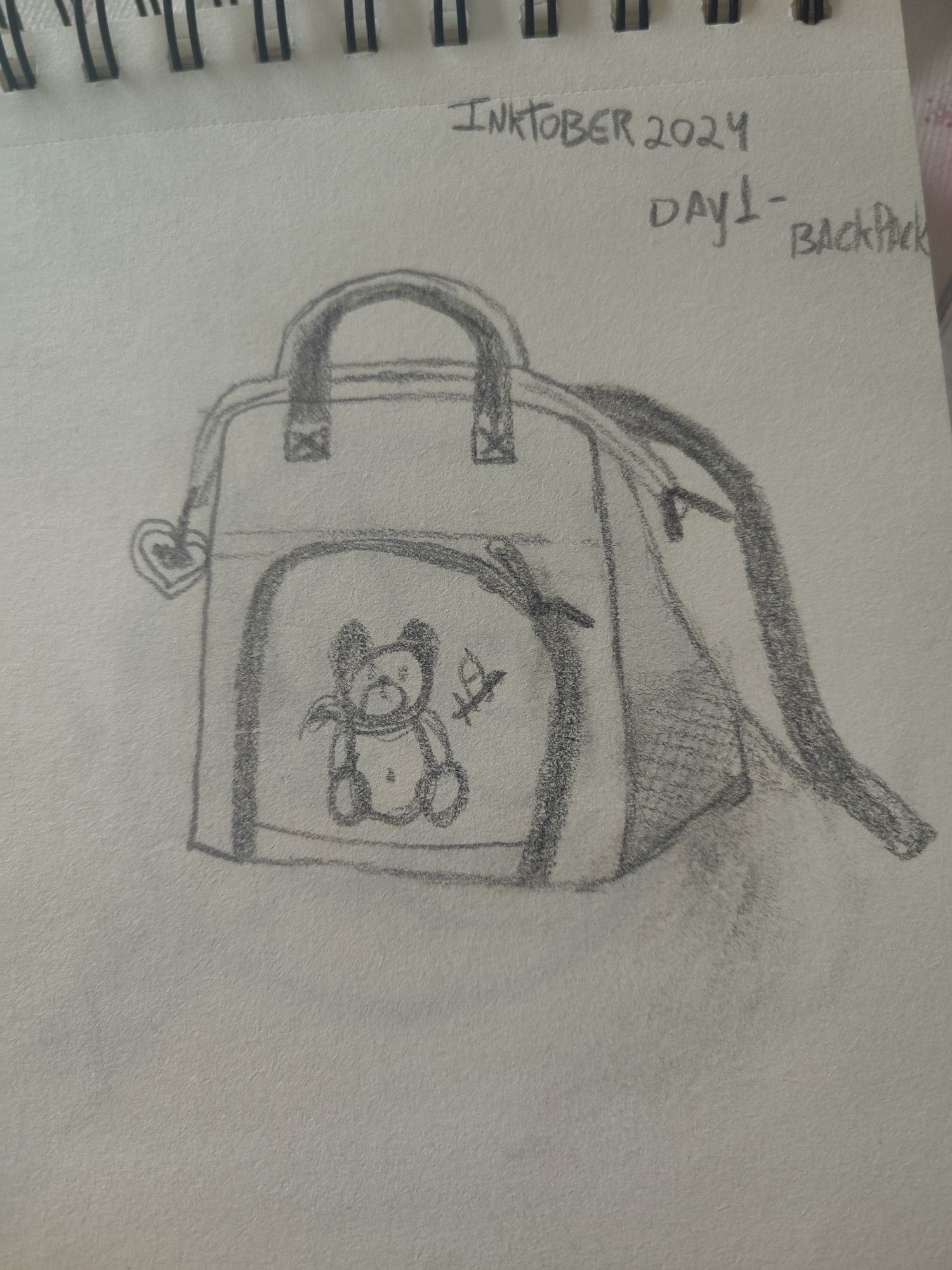 Desenho uma mochila