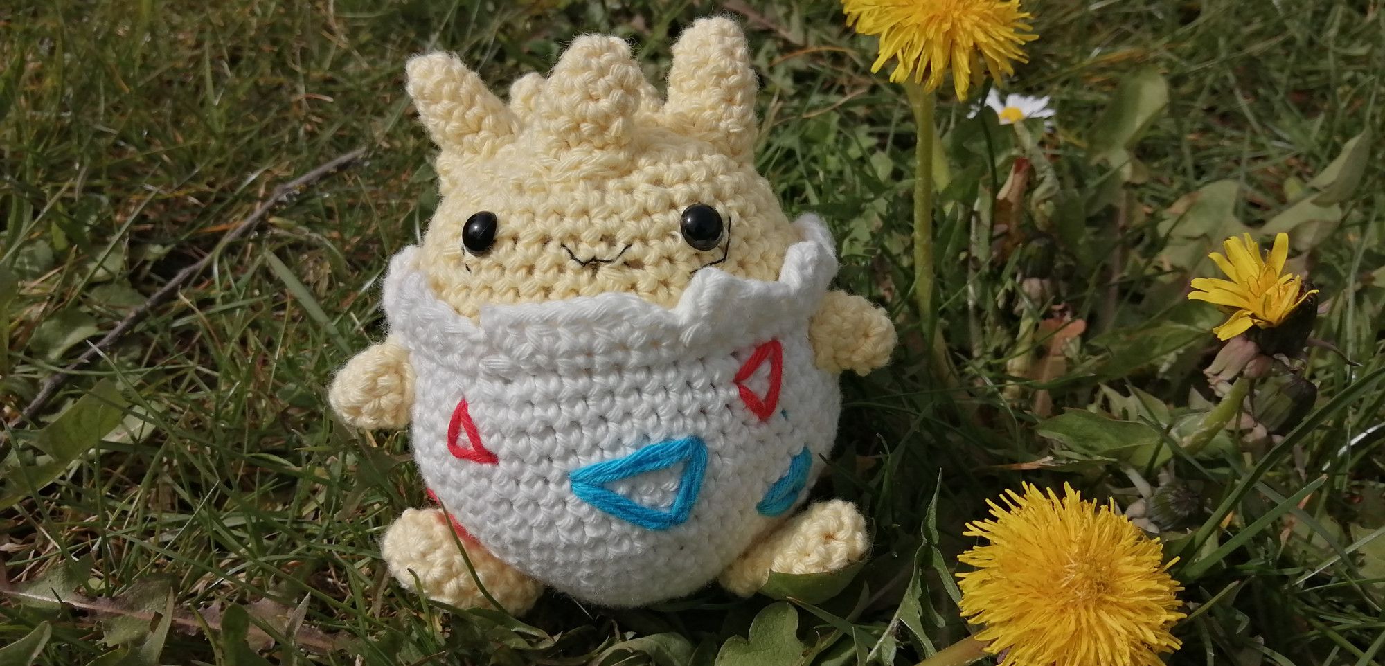 crocheted togepi