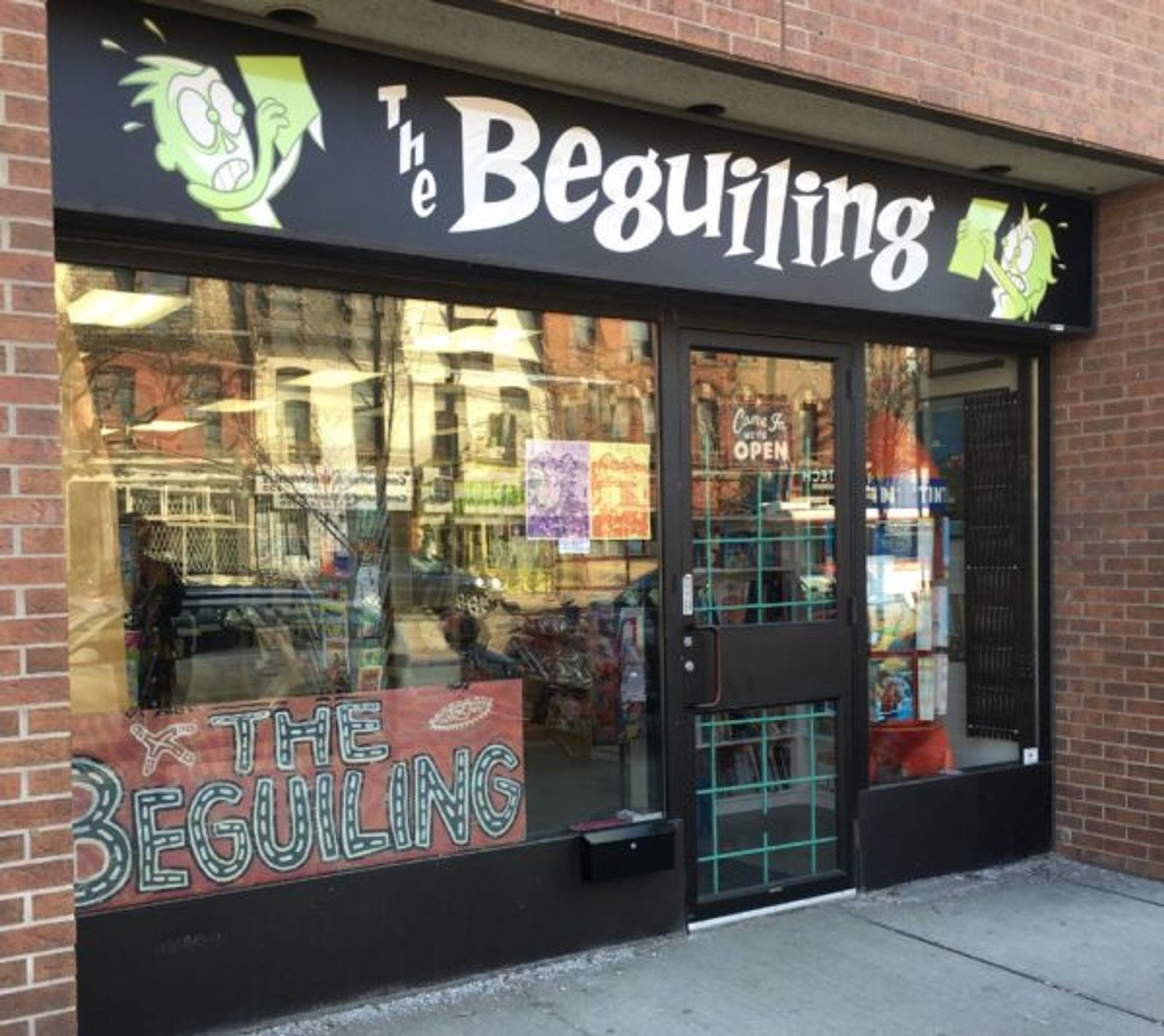 The exterior of "The Beguiling", a comic store in Toronto.