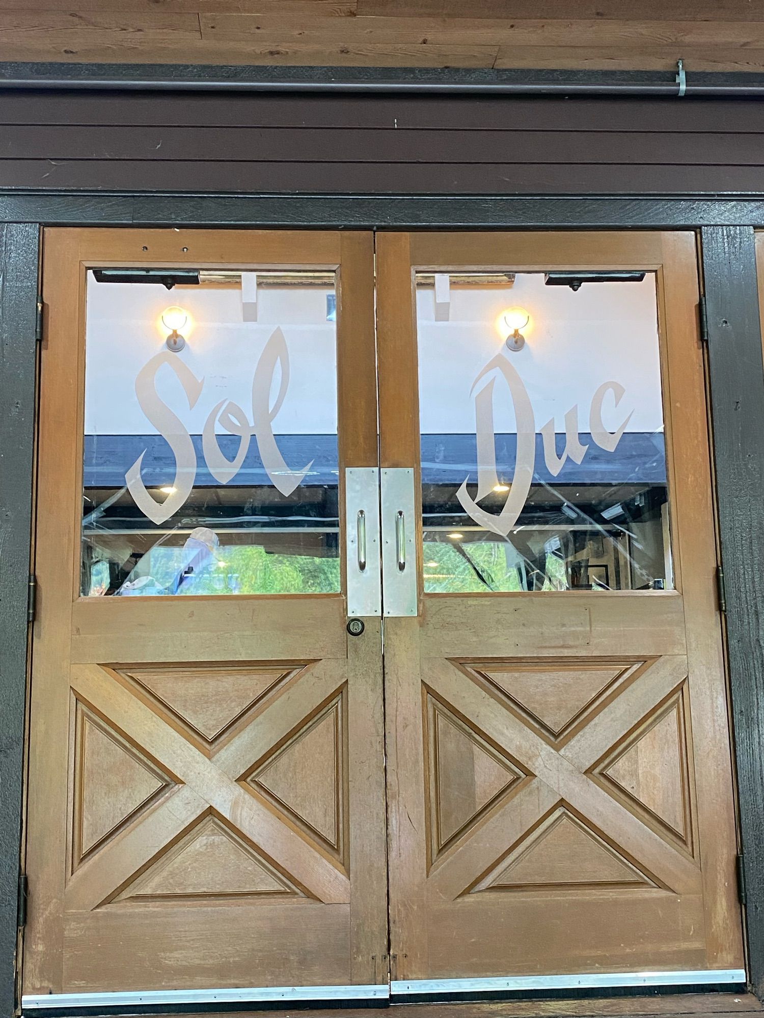 Doors to Sol Duc Hot Springs