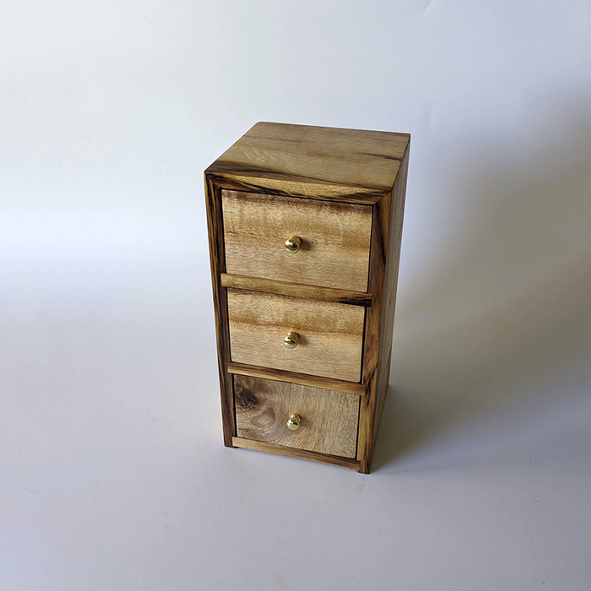 Myrtle Three Drawer Apothecary Tower