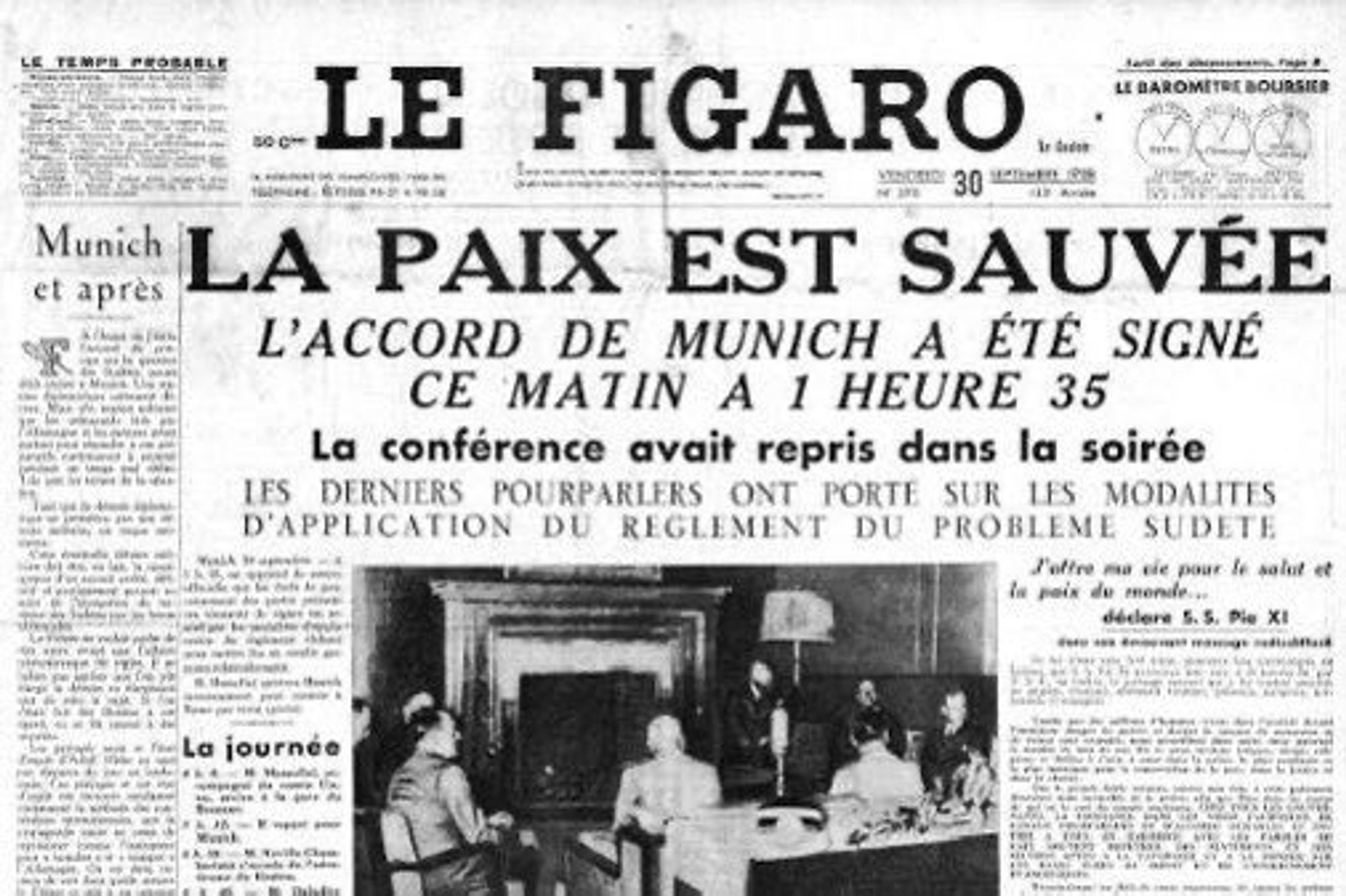 Le fig 30 septembre 1938