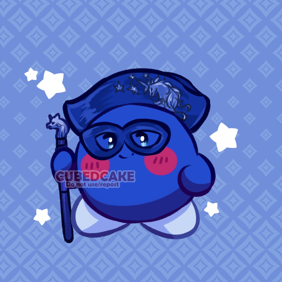 Kirby as Blue mage