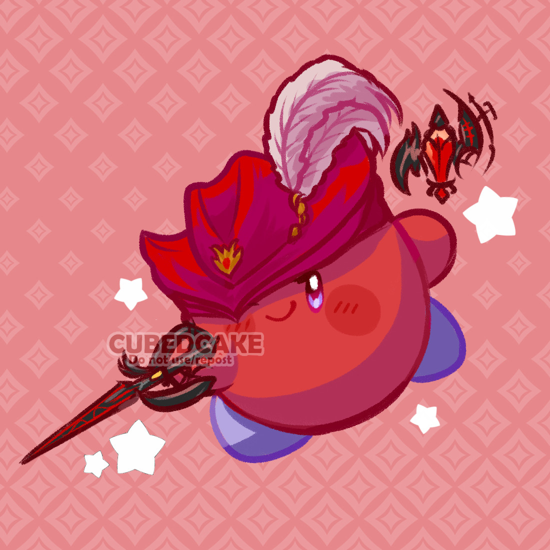 Kirby as Red Mage