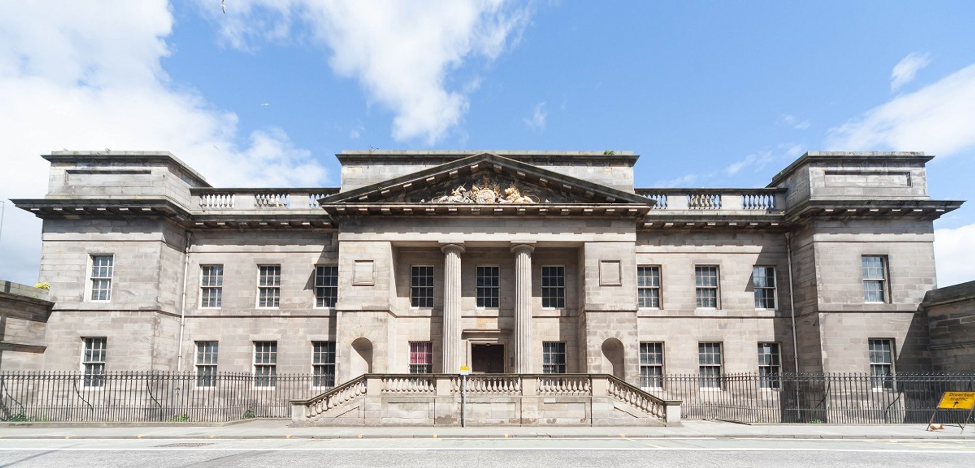 The exterior of Leith Custom House. Credit - Dave Morris.