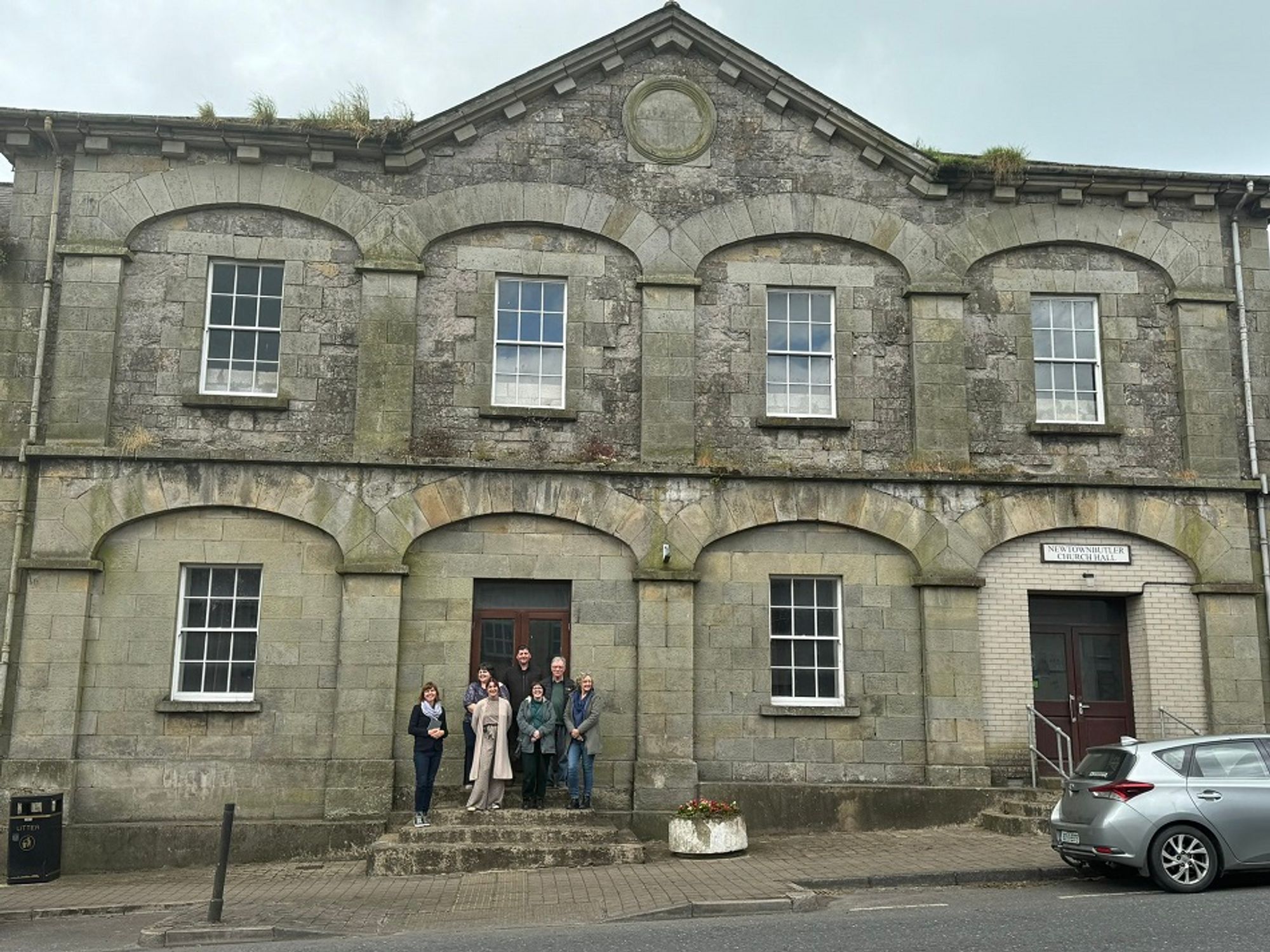 AHF Development Manager for Northern Ireland and NI Support Officer with Galloon Hall Committee Group at Newtownbutler Market House, Northern Ireland.