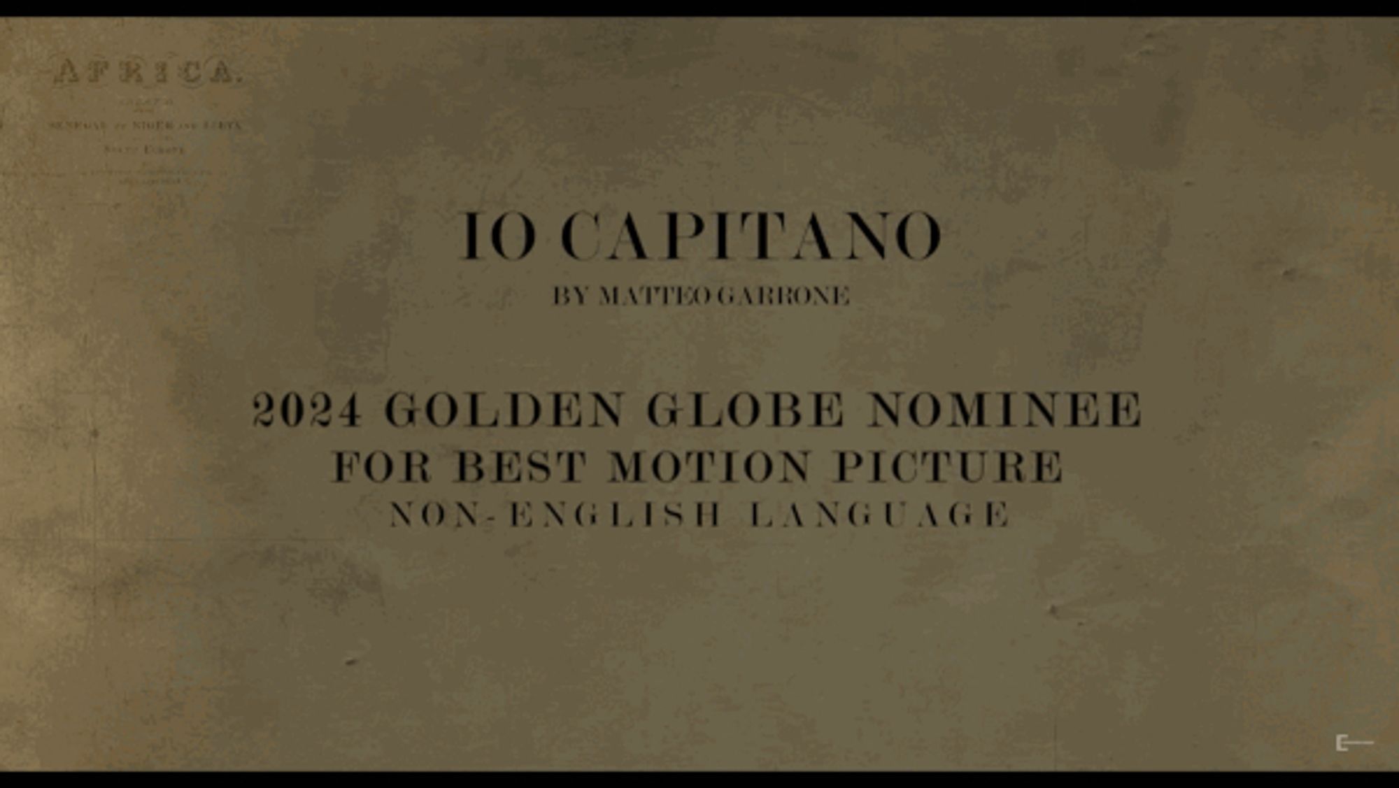 Animated gif featuring images of the film Io capitano directed by Matteo Garrone featuring actors Seydou Sarr & Moustapha Fall