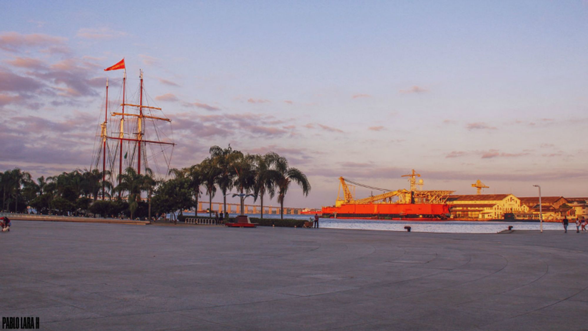 Oosterschelde ship in the Museu do Amanhã in Rio de Janeiro