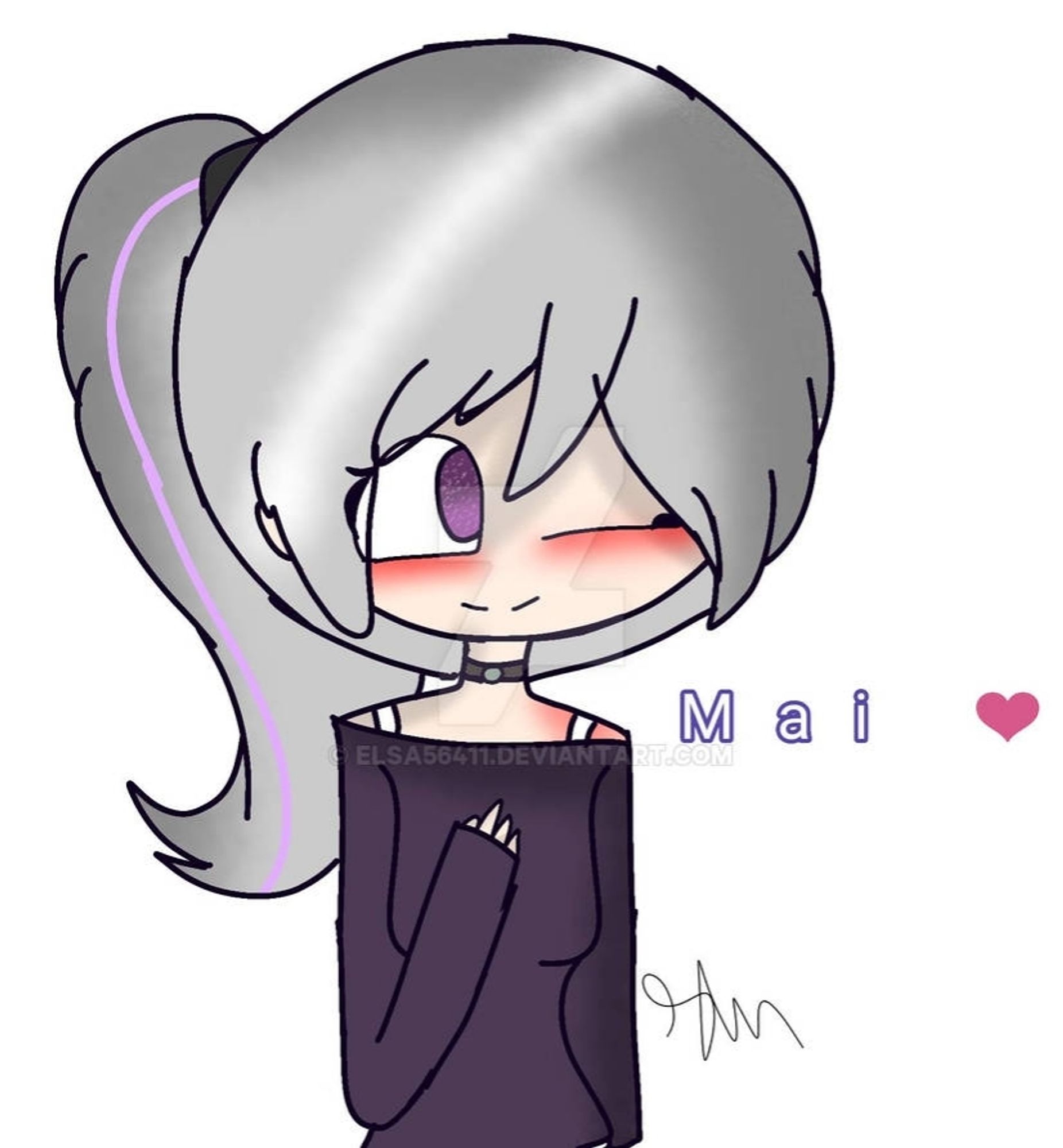 Fanart da personagem Mai de FNAFHS.