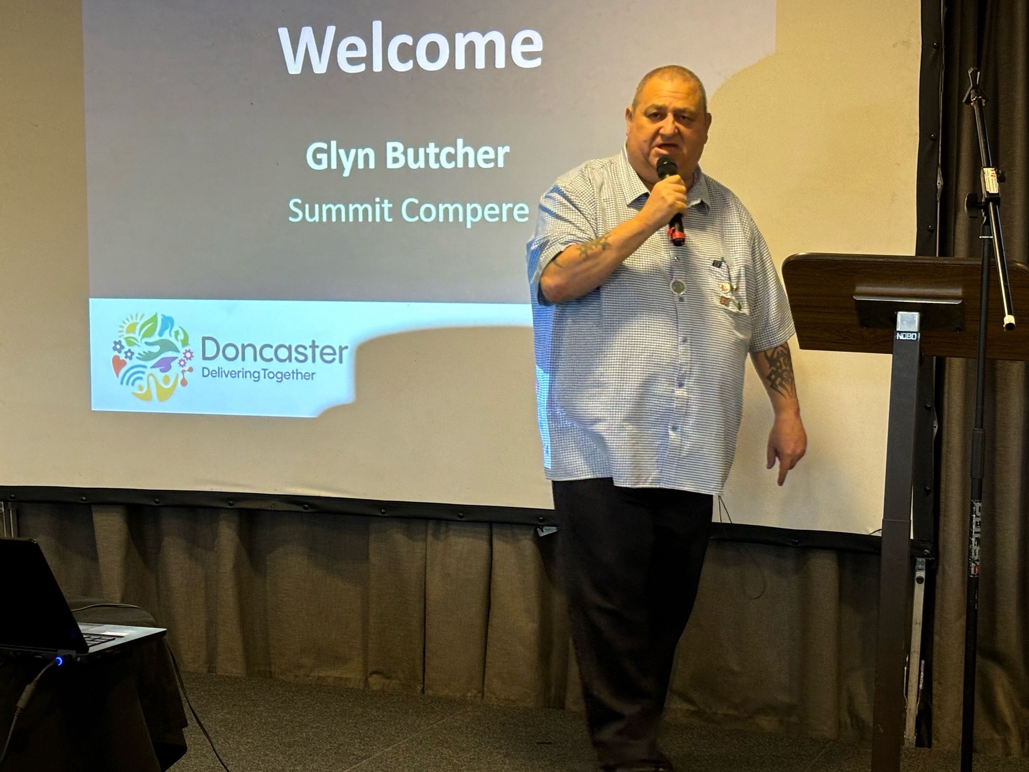 Glyn Butcher at Doncaster Summit 2024